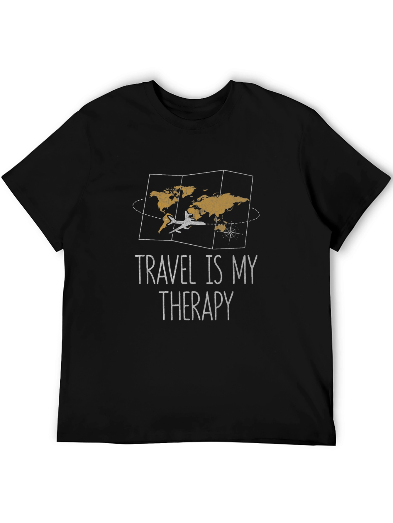 Travel Is My Therapy Graphic T-Shirt