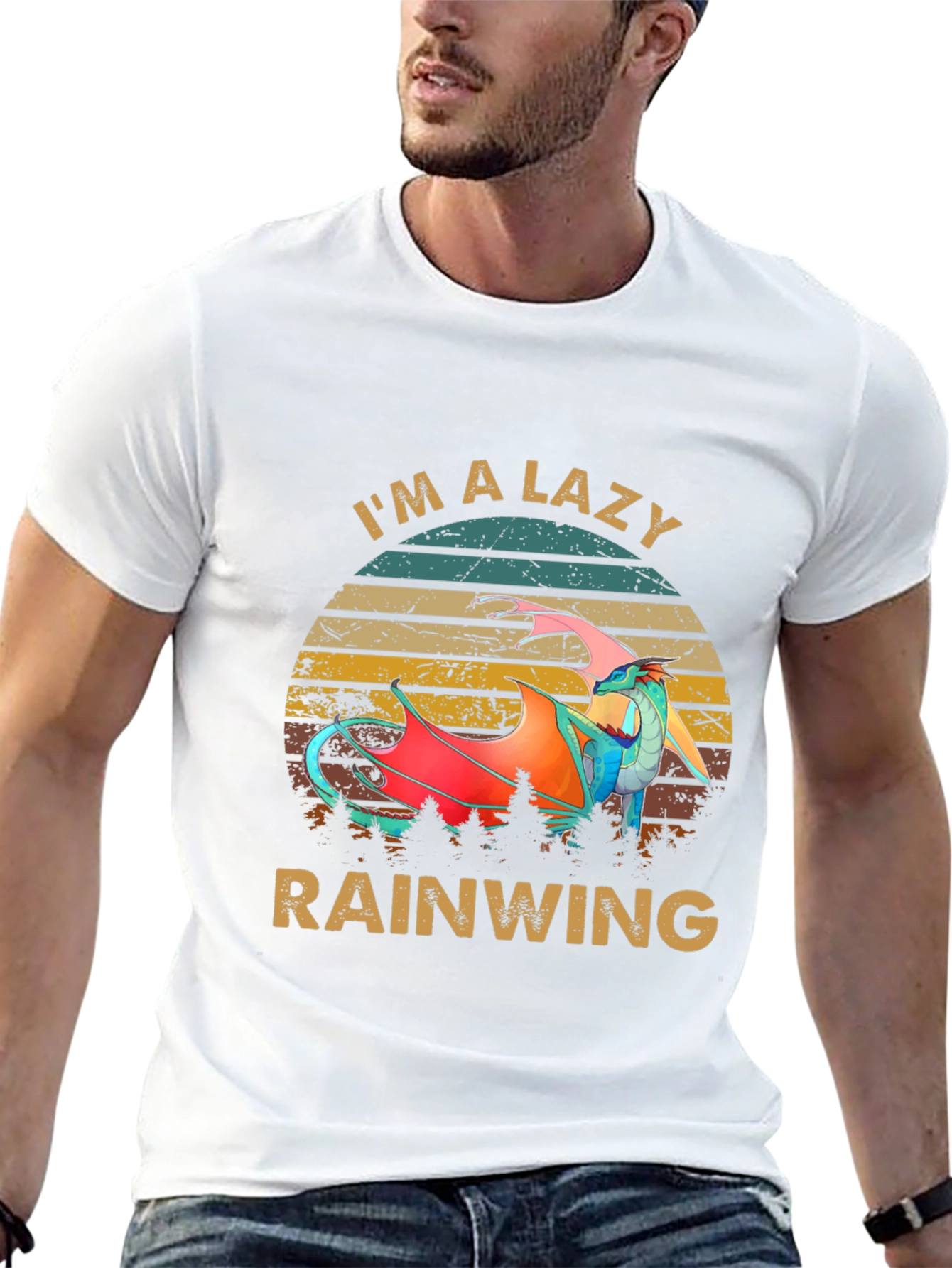 Lazy Rainwing Dragon Graphic Tee