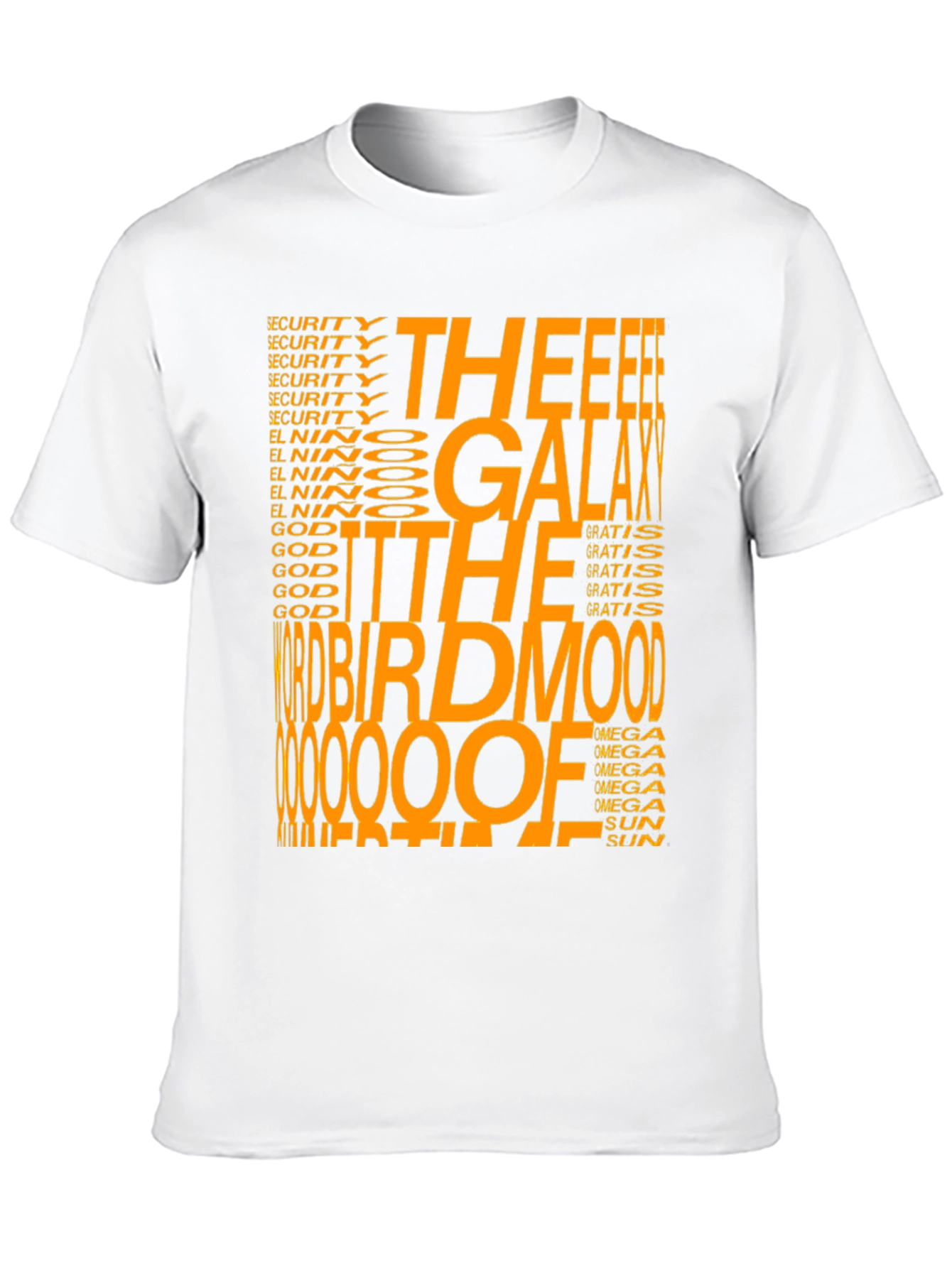 Galaxy Birdmood Graphic Tee - Unisex Black T-Shirt
