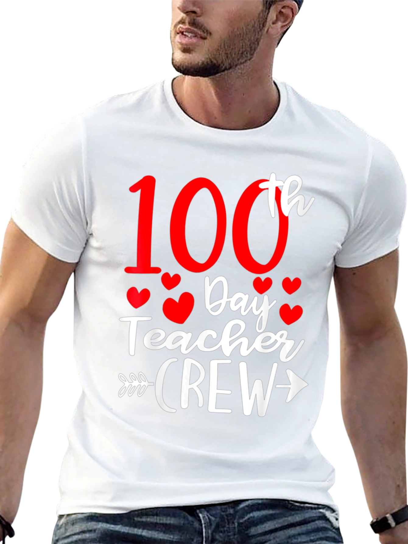 100th Day Teacher Crew T-Shirt