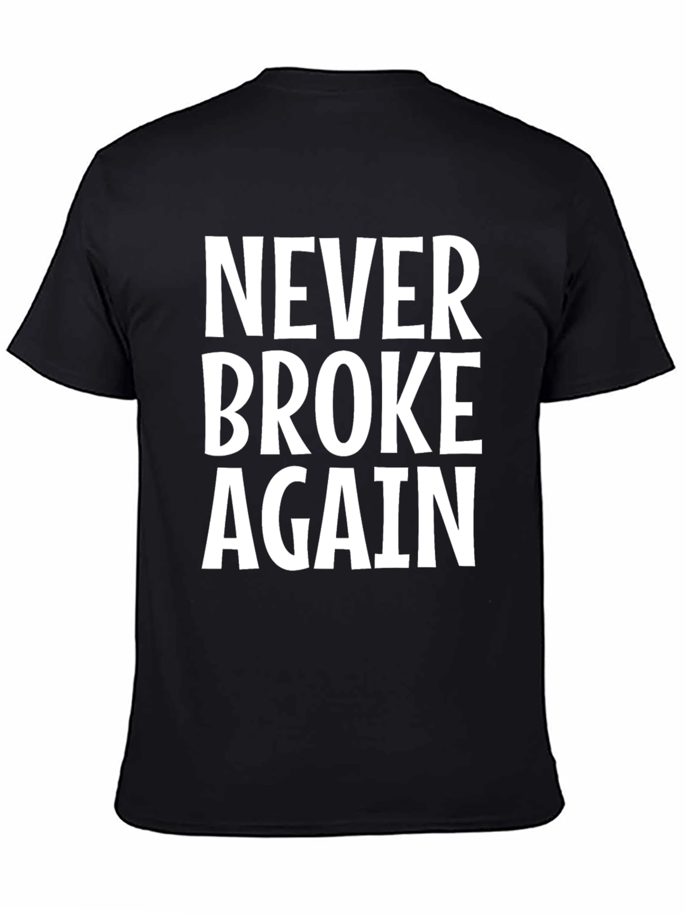 Never Broke Again Graphic Tee - Black