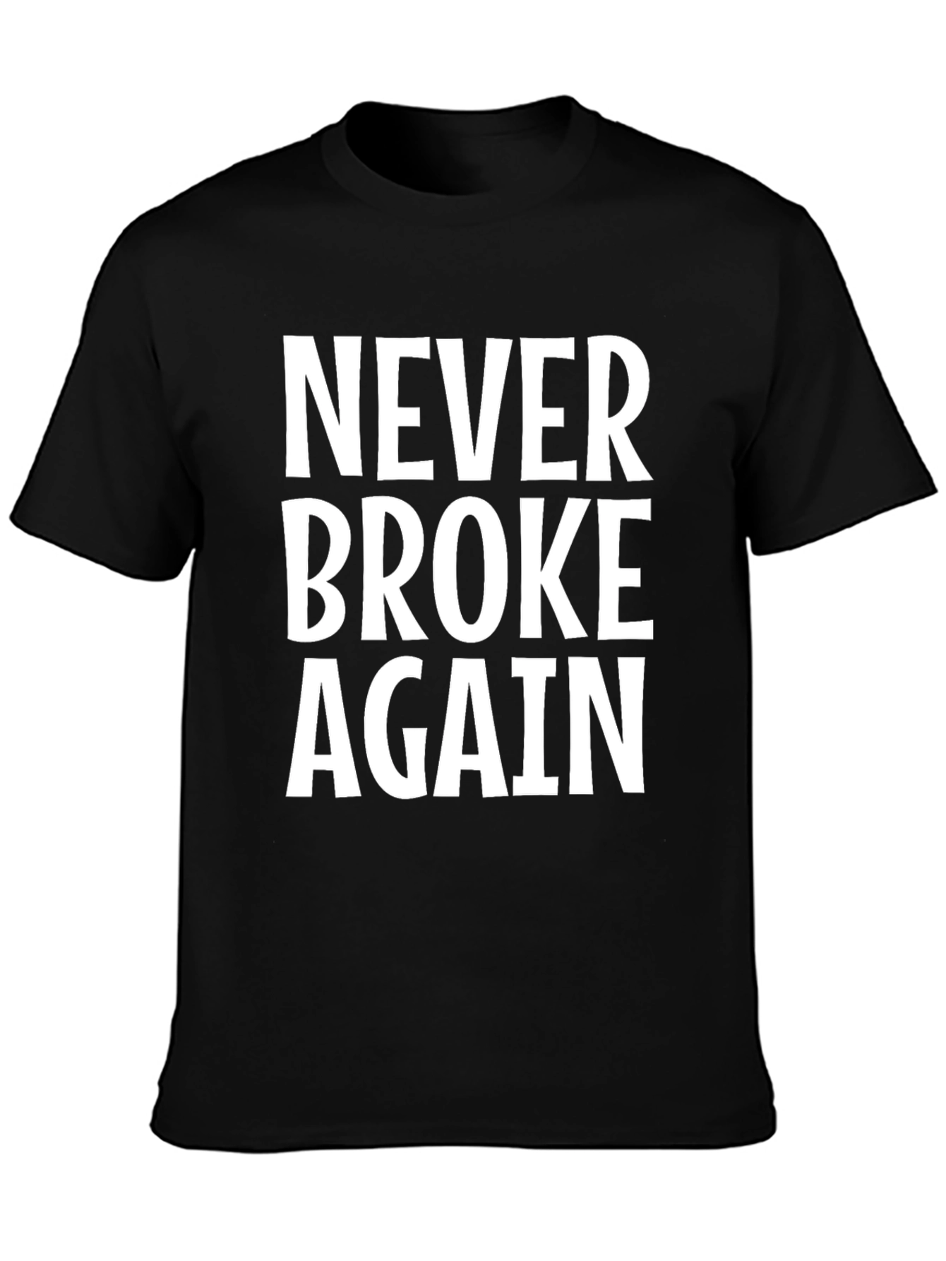 Never Broke Again Graphic Tee - Black