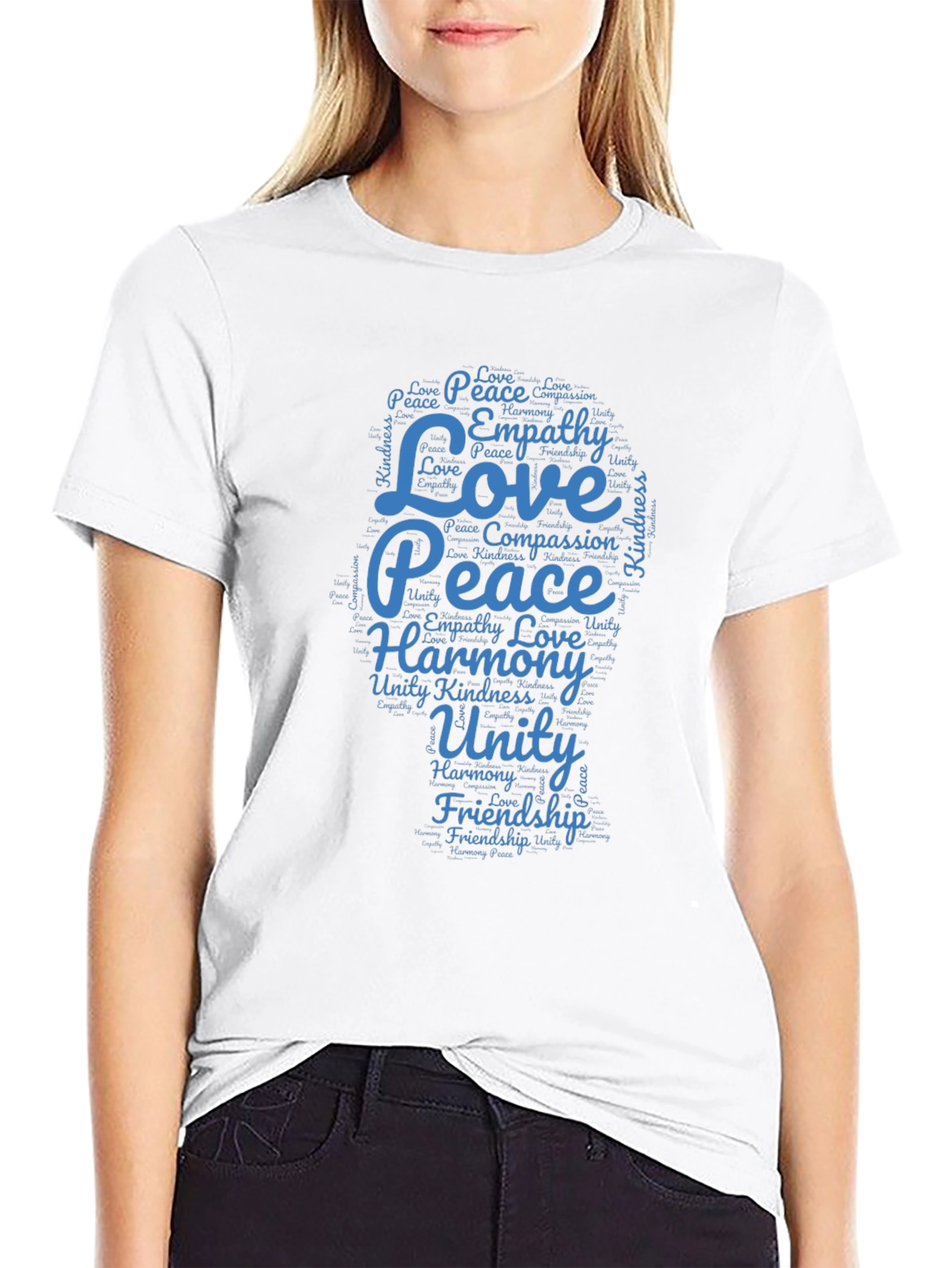 Love Peace Friendship Graphic T-Shirt