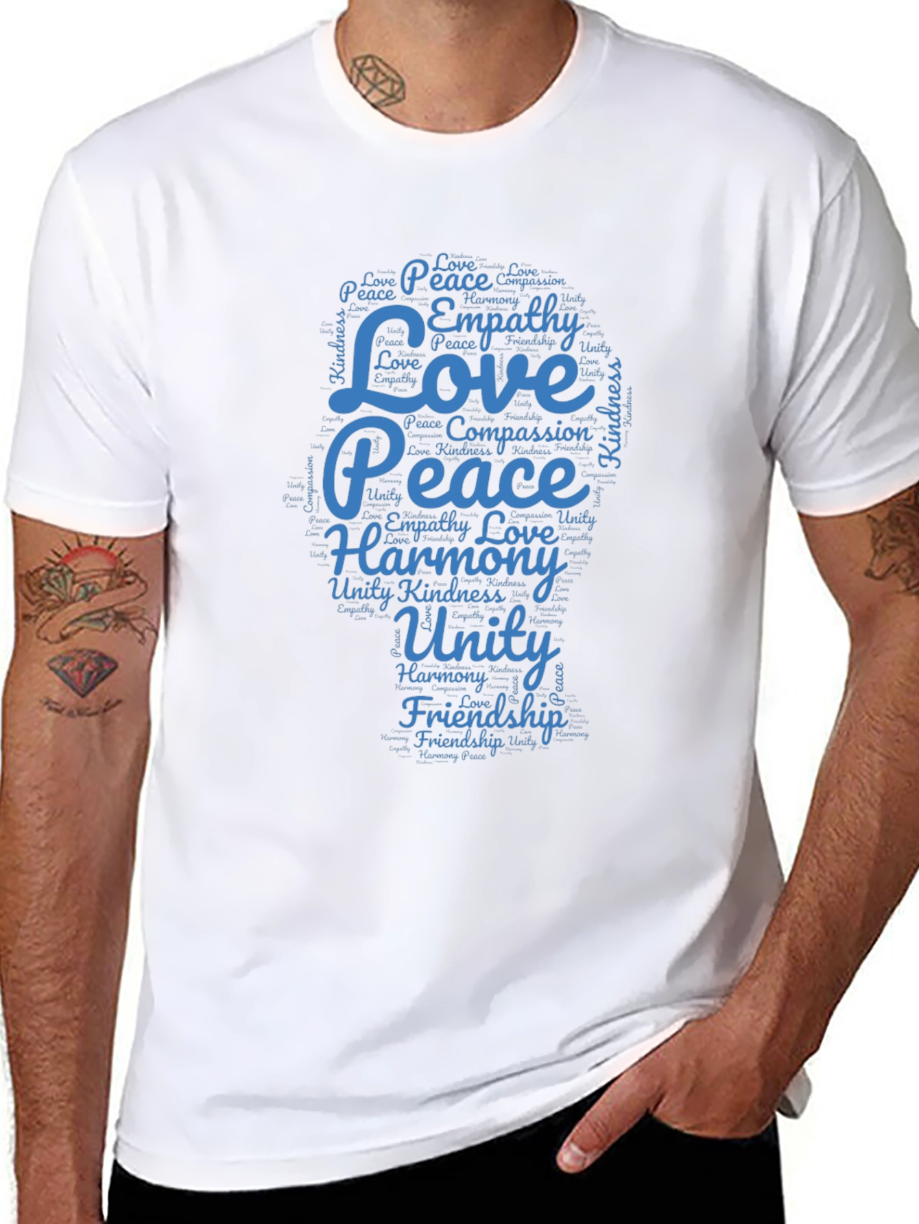 Love Peace Friendship Graphic T-Shirt
