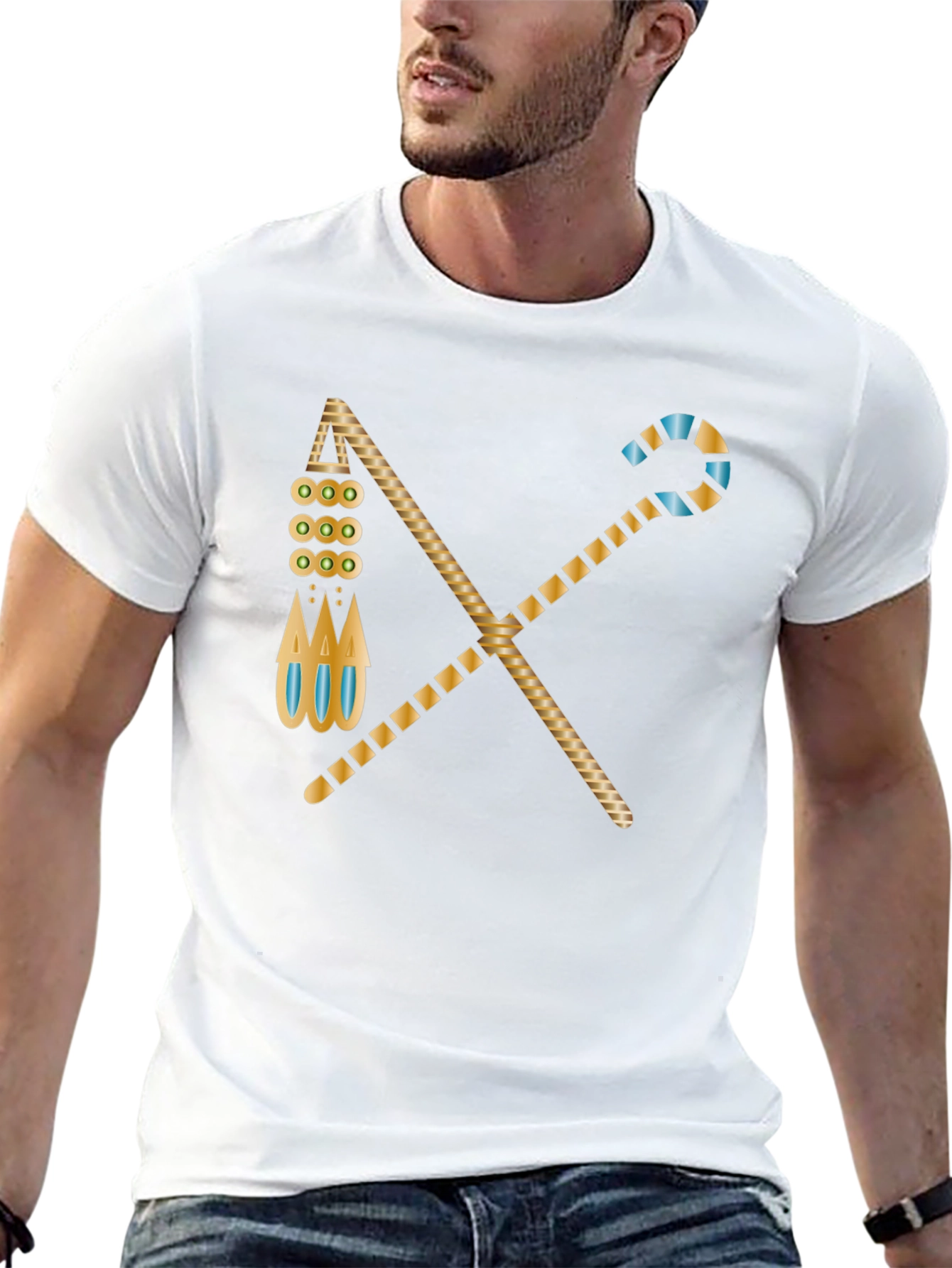 Egyptian Staff & Crook Graphic Tee