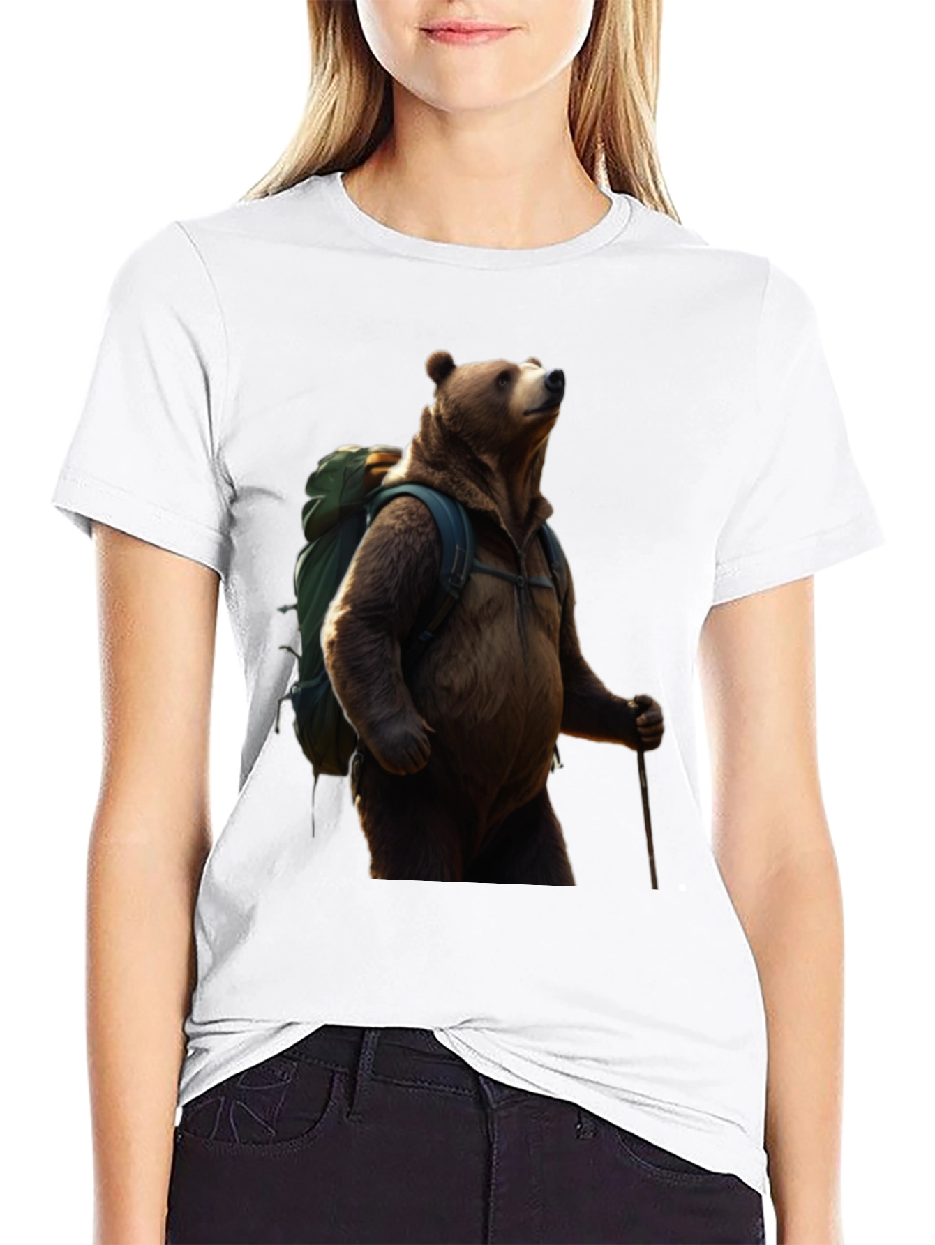 Bear Hiking T-Shirt - Adventure Ready Apparel