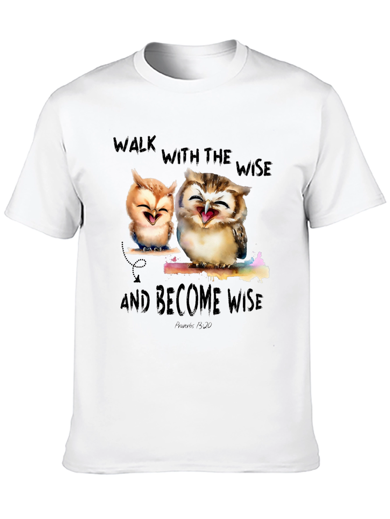 Wise Owls Graphic T-Shirt - Walk with the Wise