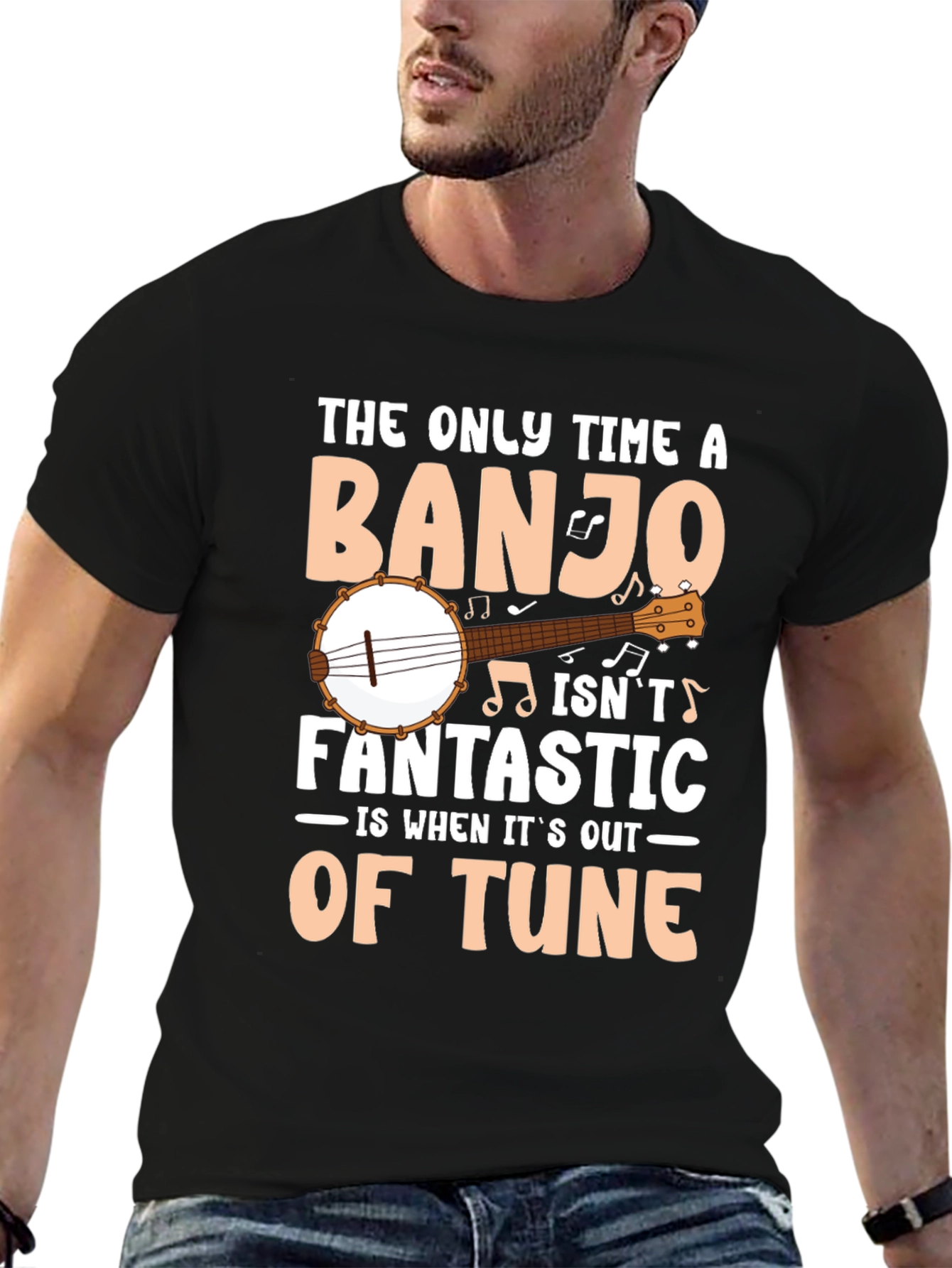 Banjo The Only Time T-Shirt Funny Musician Gift