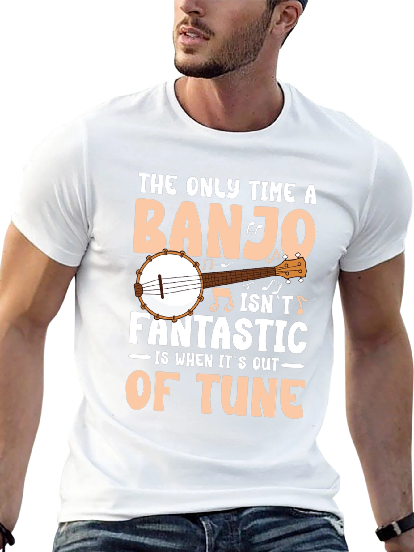 Banjo The Only Time T-Shirt Funny Musician Gift