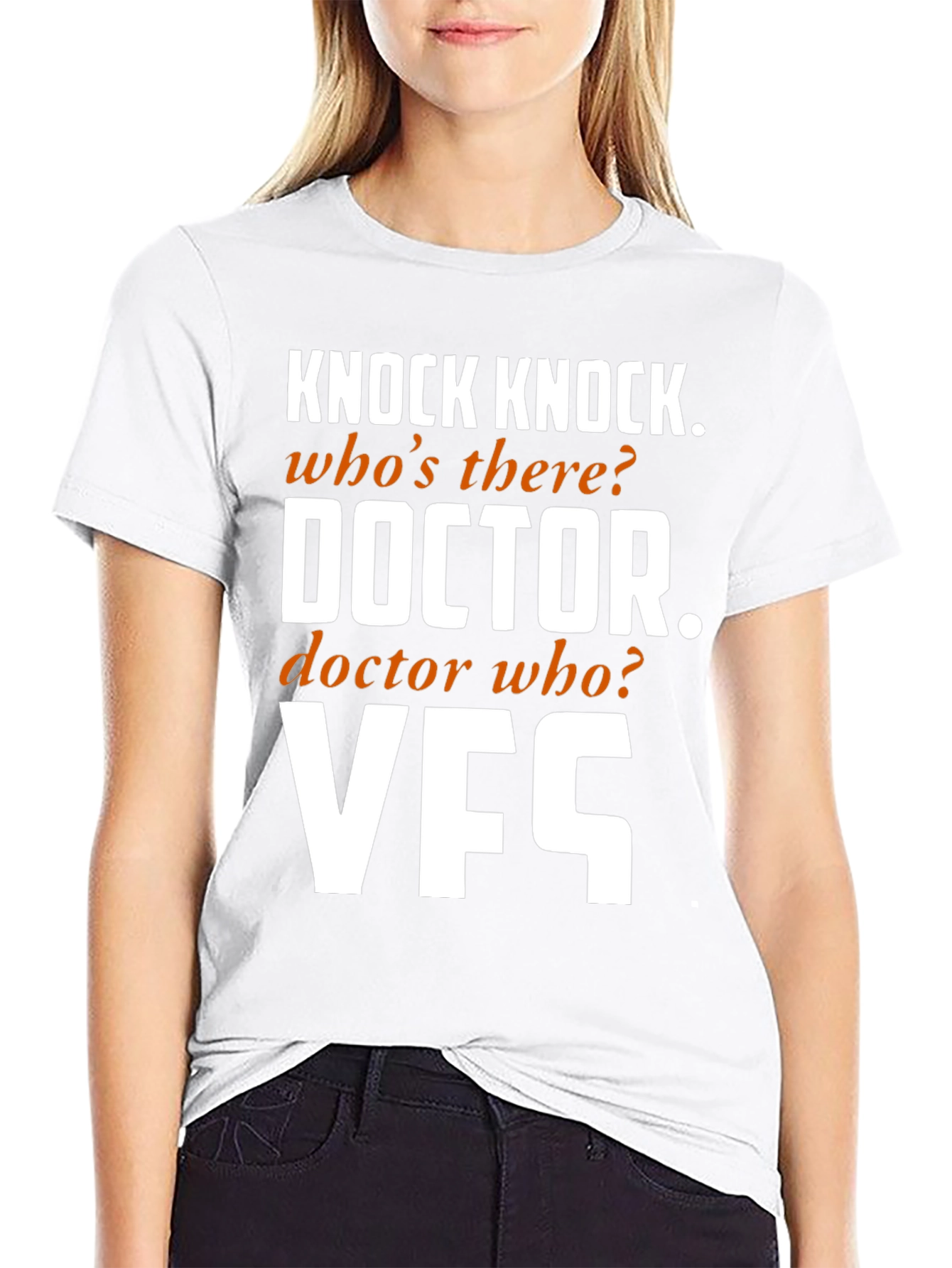 Doctor Who Knock Knock Joke T-Shirt