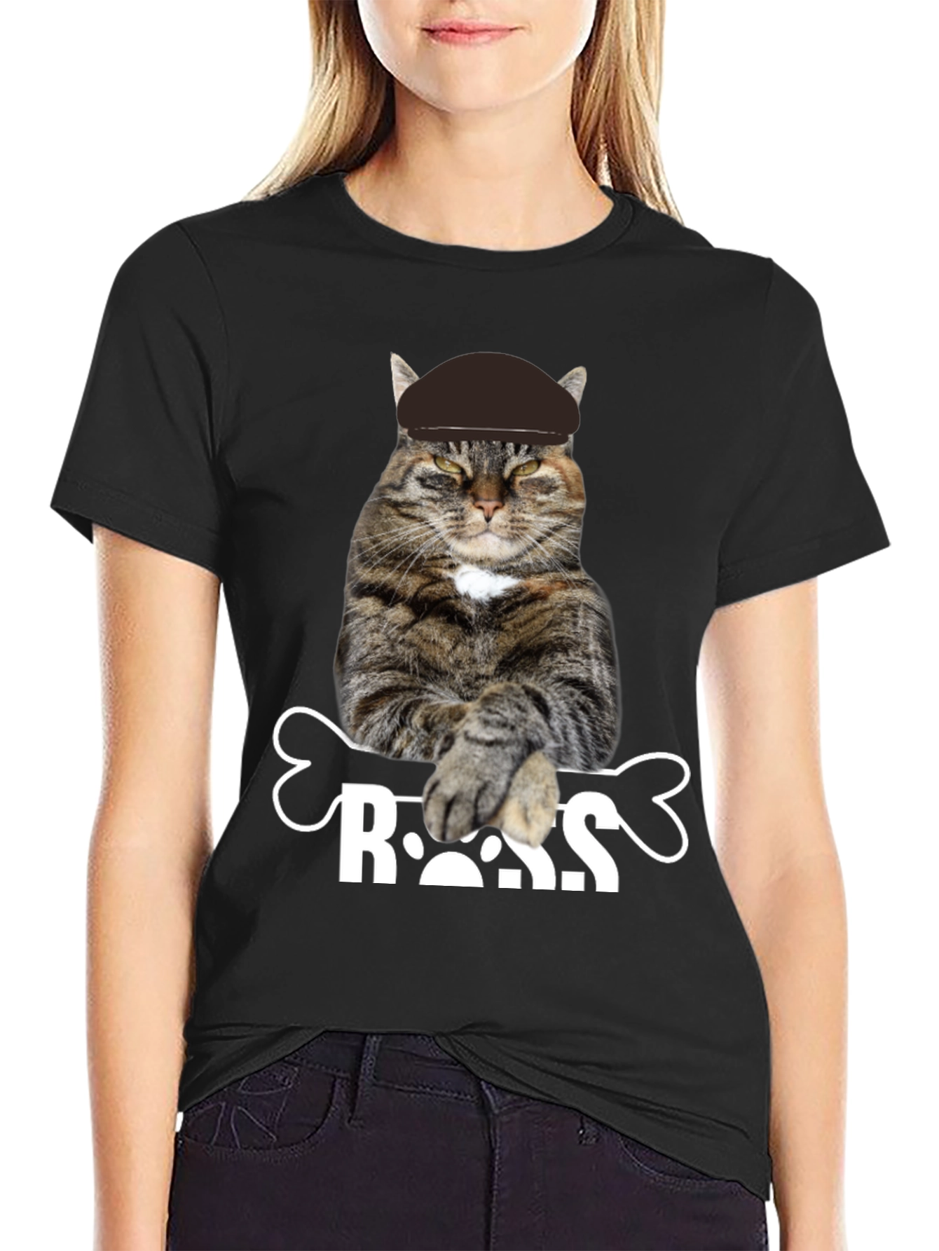 Cat Boss Graphic T-Shirt