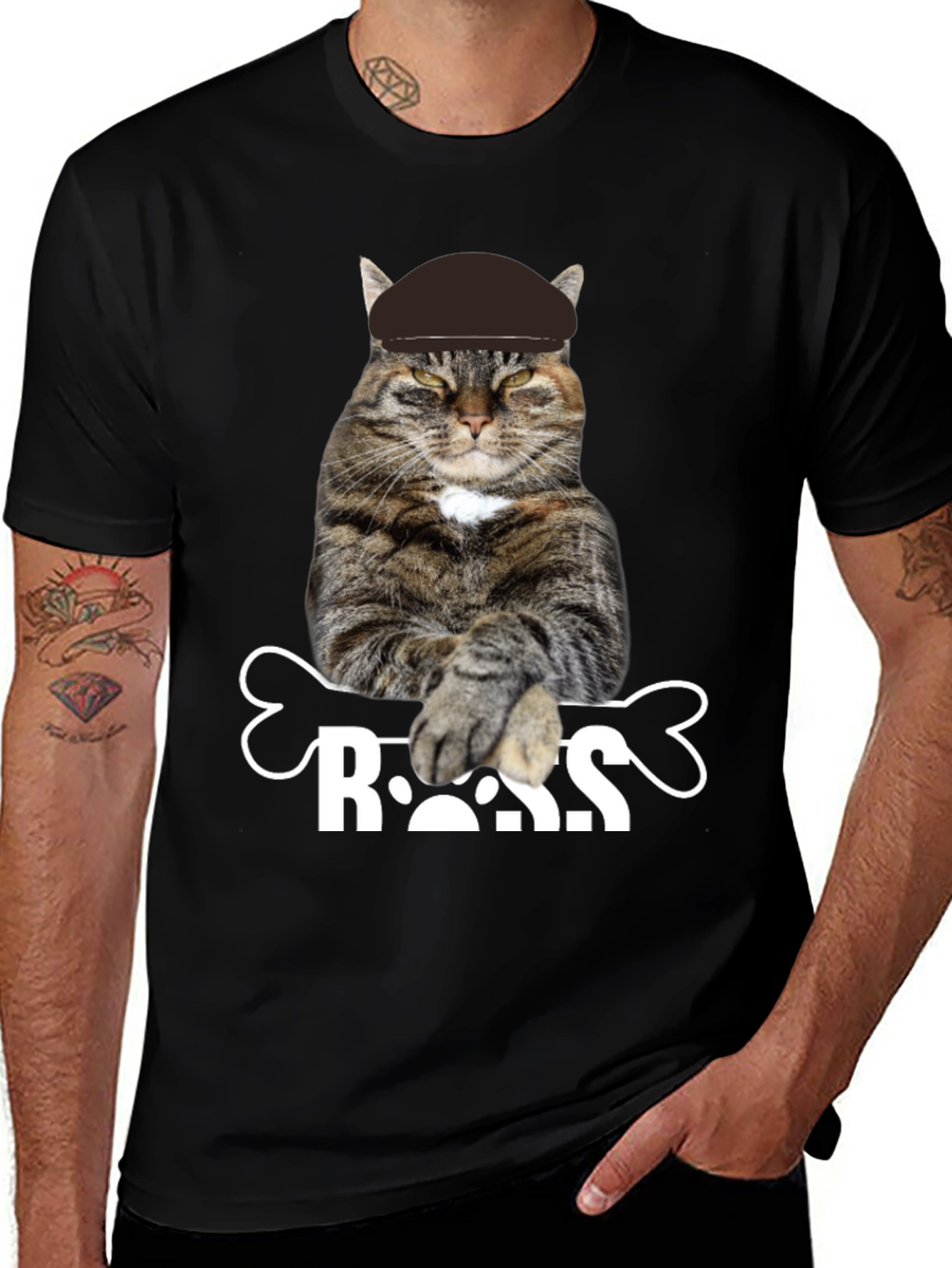 Cat Boss Graphic T-Shirt