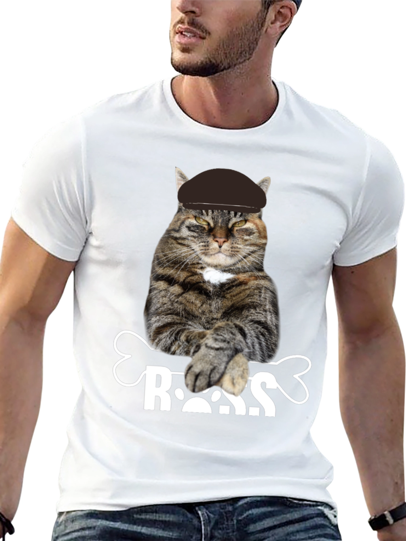 Cat Boss Graphic T-Shirt