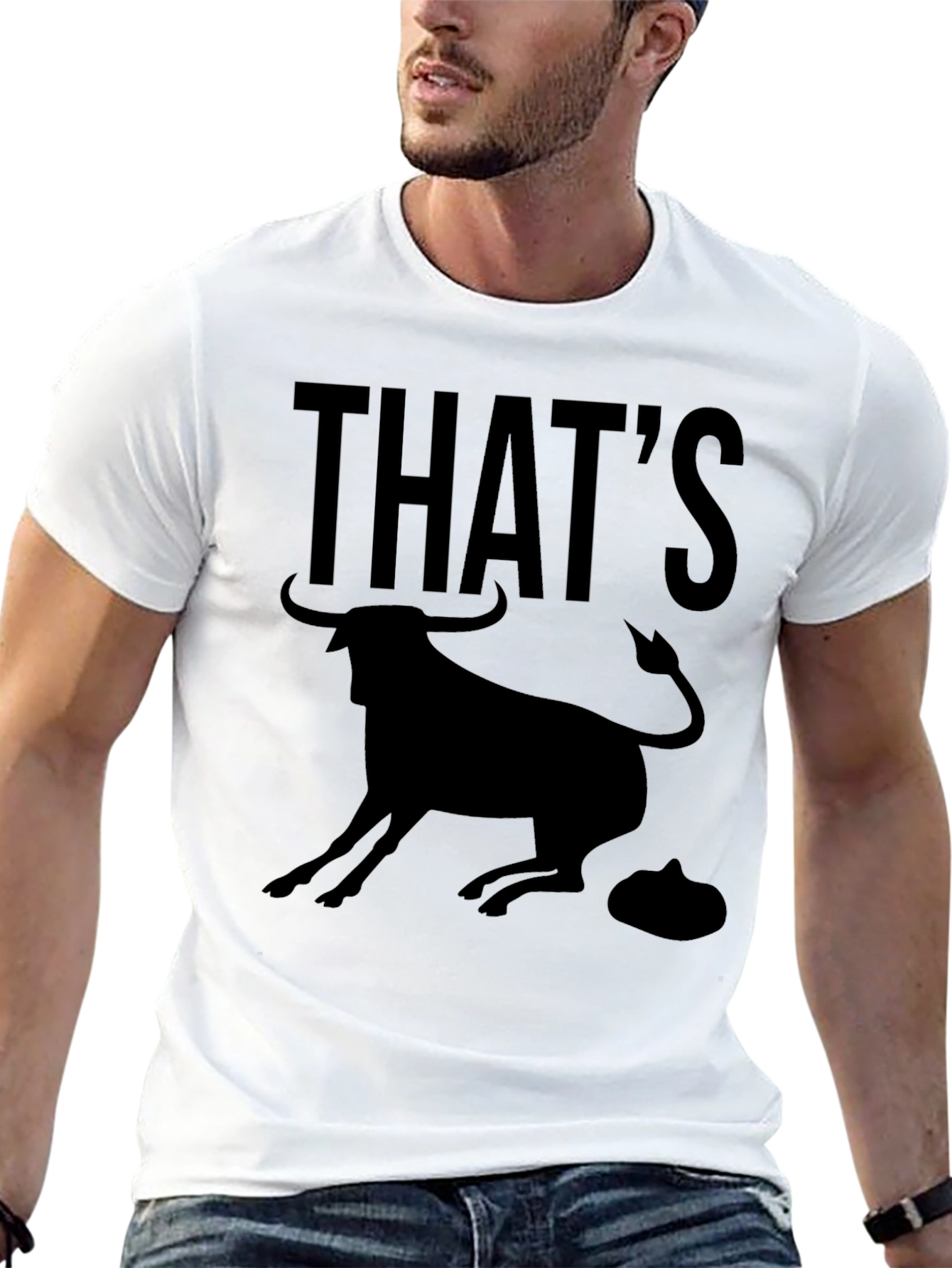 Thats Bull T-Shirt - Funny Animal Graphic Tee