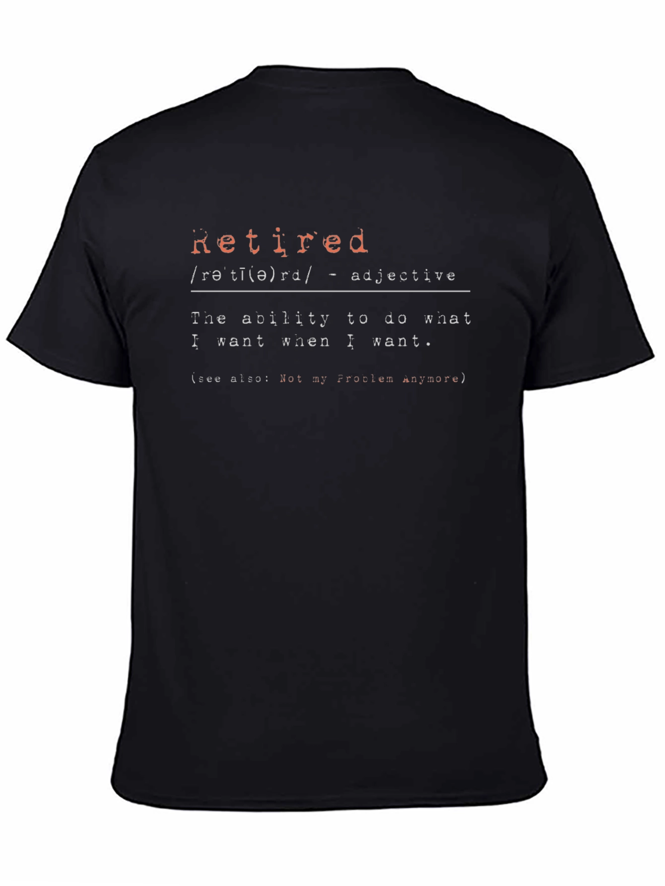 Retired Definition Graphic T-Shirt