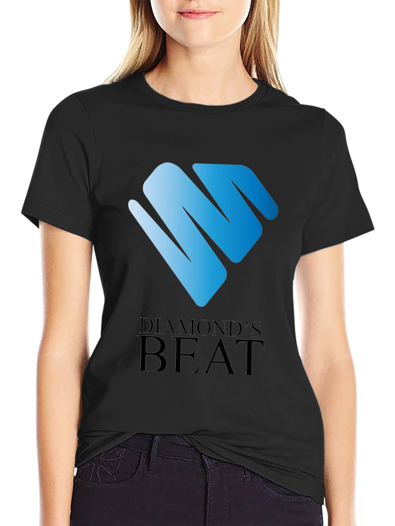 Diamonds Beat Black T-Shirt