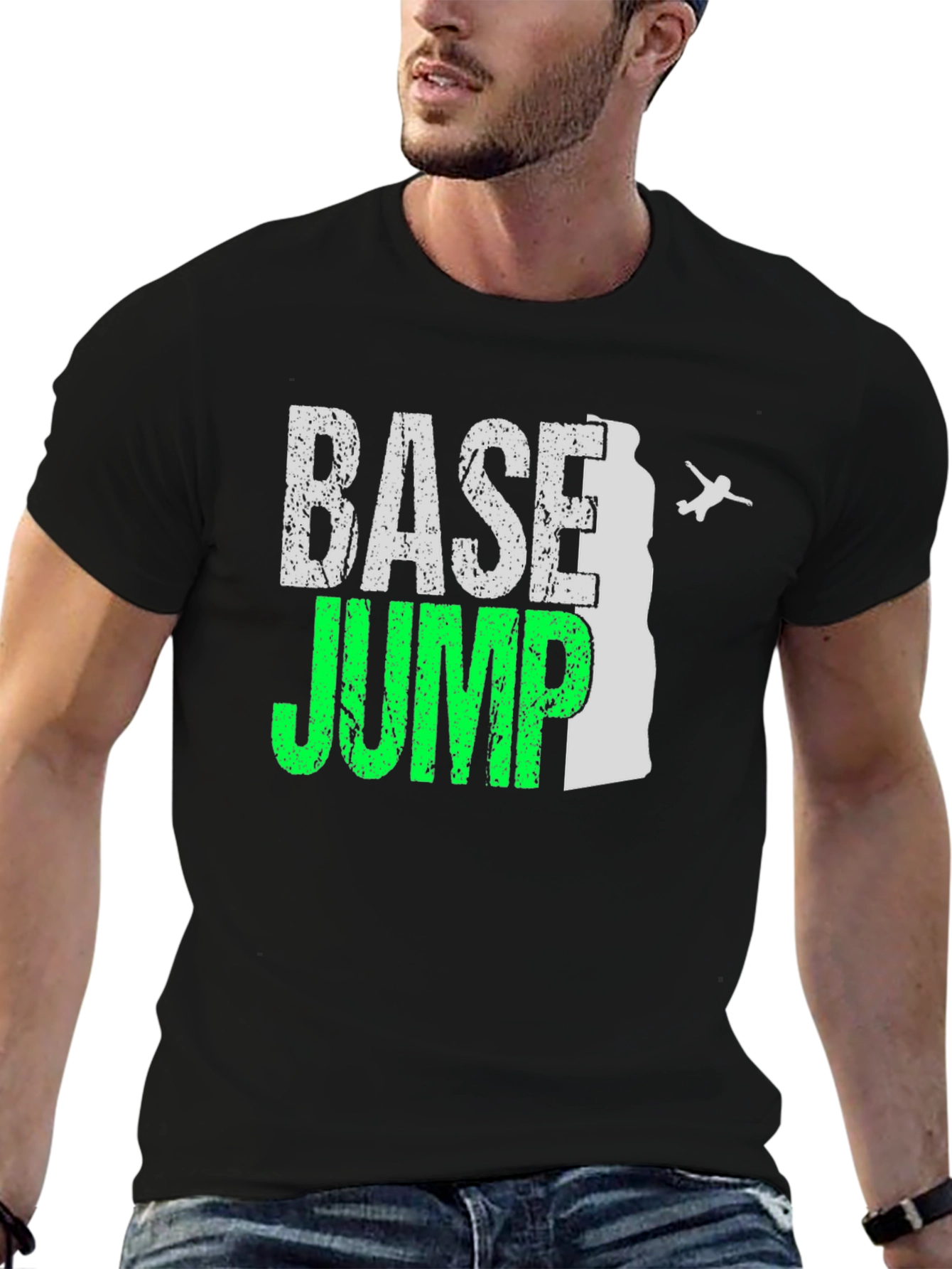 BASE Jump Graphic T-Shirt - Adventure Seeker Tee