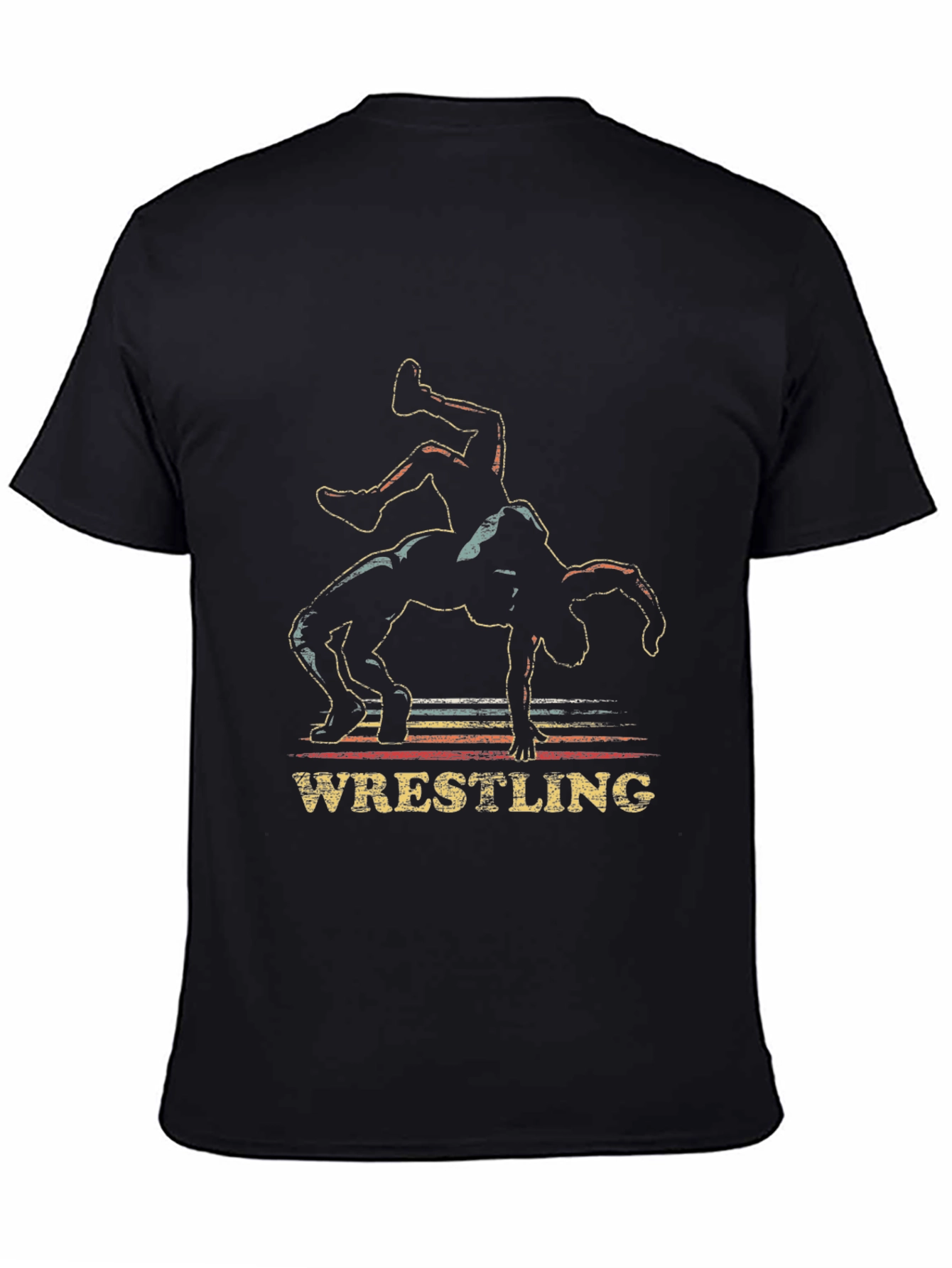 Wrestling Silhouette Graphic Tee