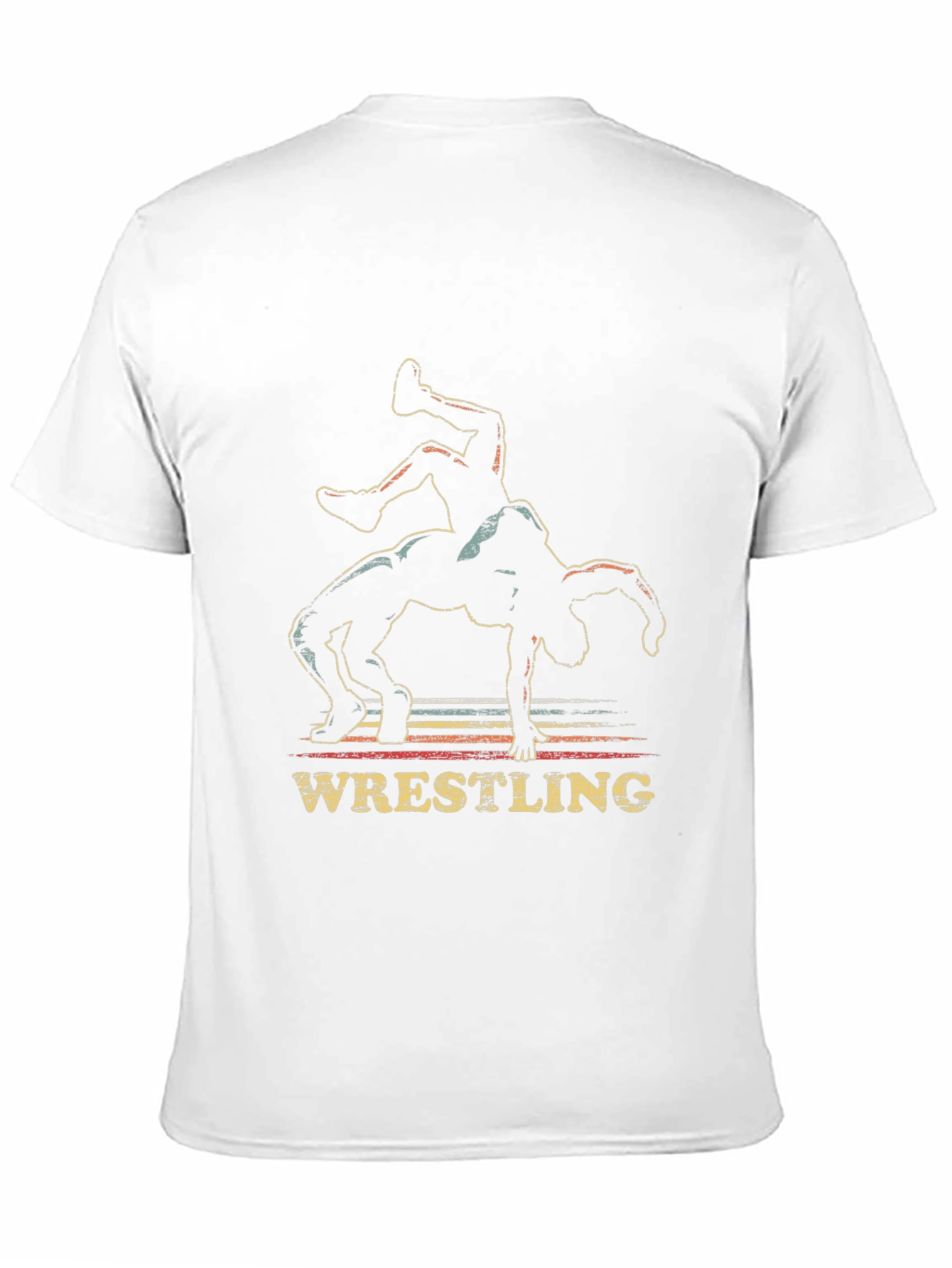Wrestling Silhouette Graphic Tee
