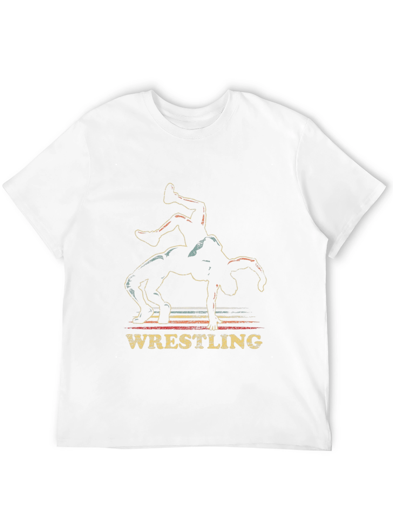 Wrestling Silhouette Graphic Tee