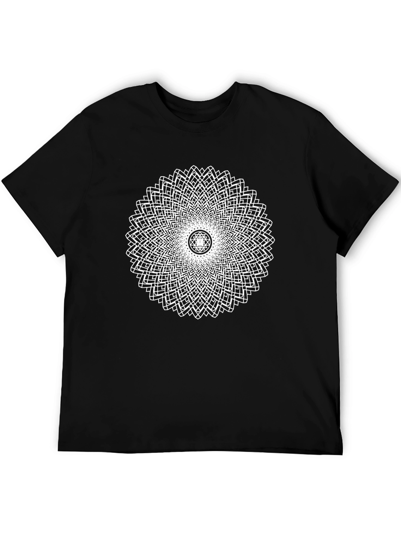 Geometric Mandala T-Shirt - Unique Design