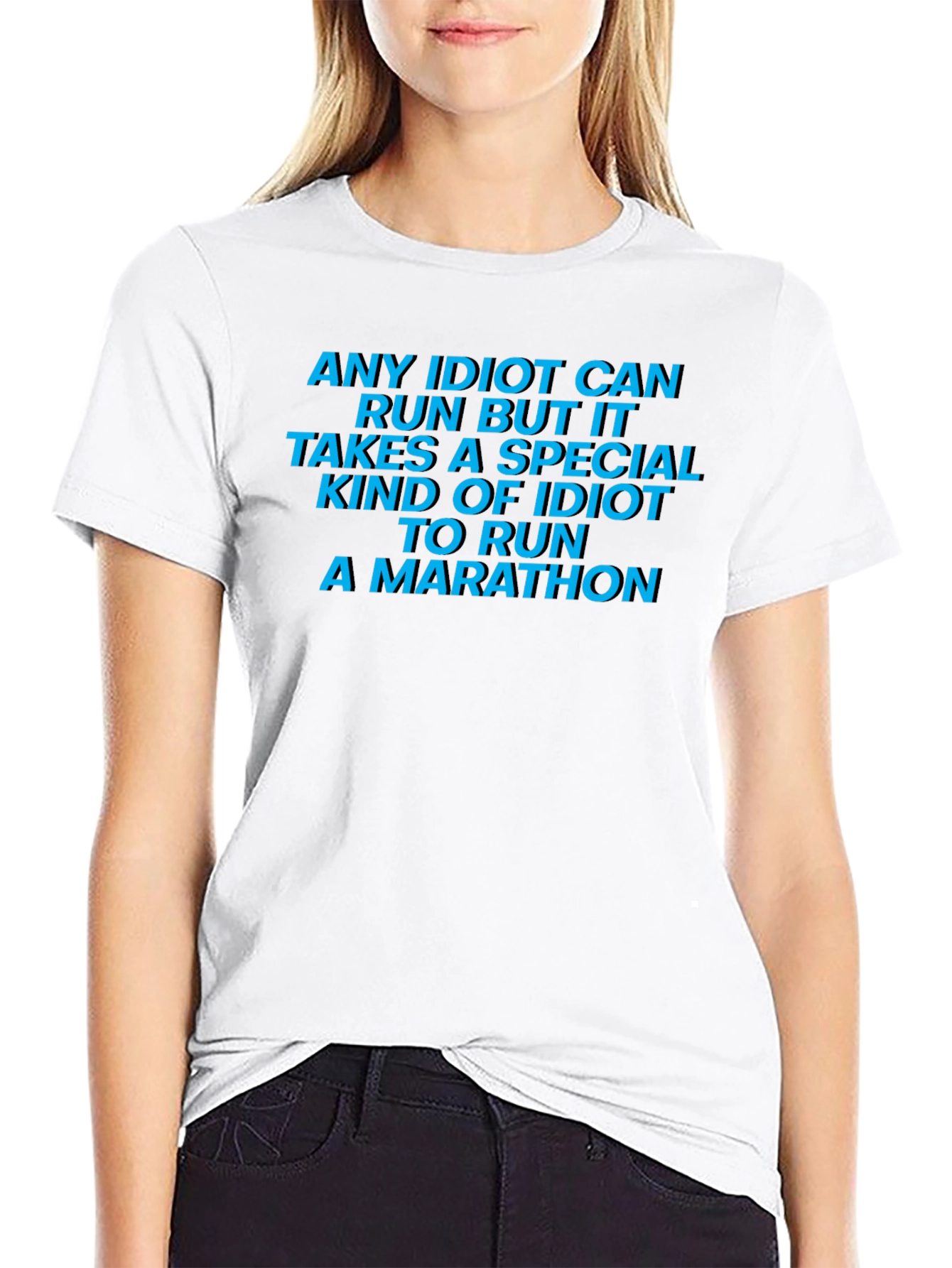 Funny Marathon Runner T-Shirt: Special Kind of Idiot