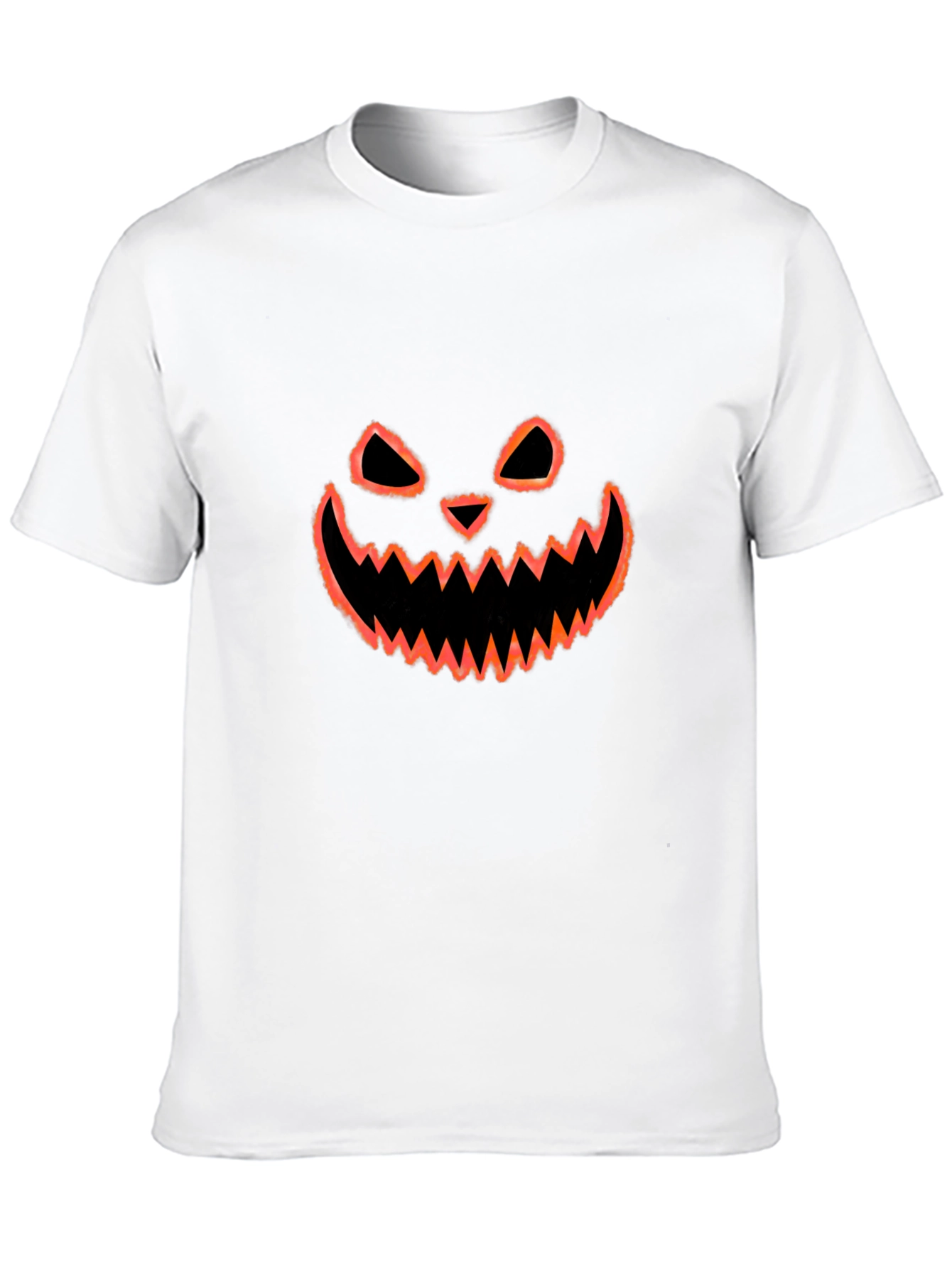 Halloween Pumpkin Face Graphic Tee