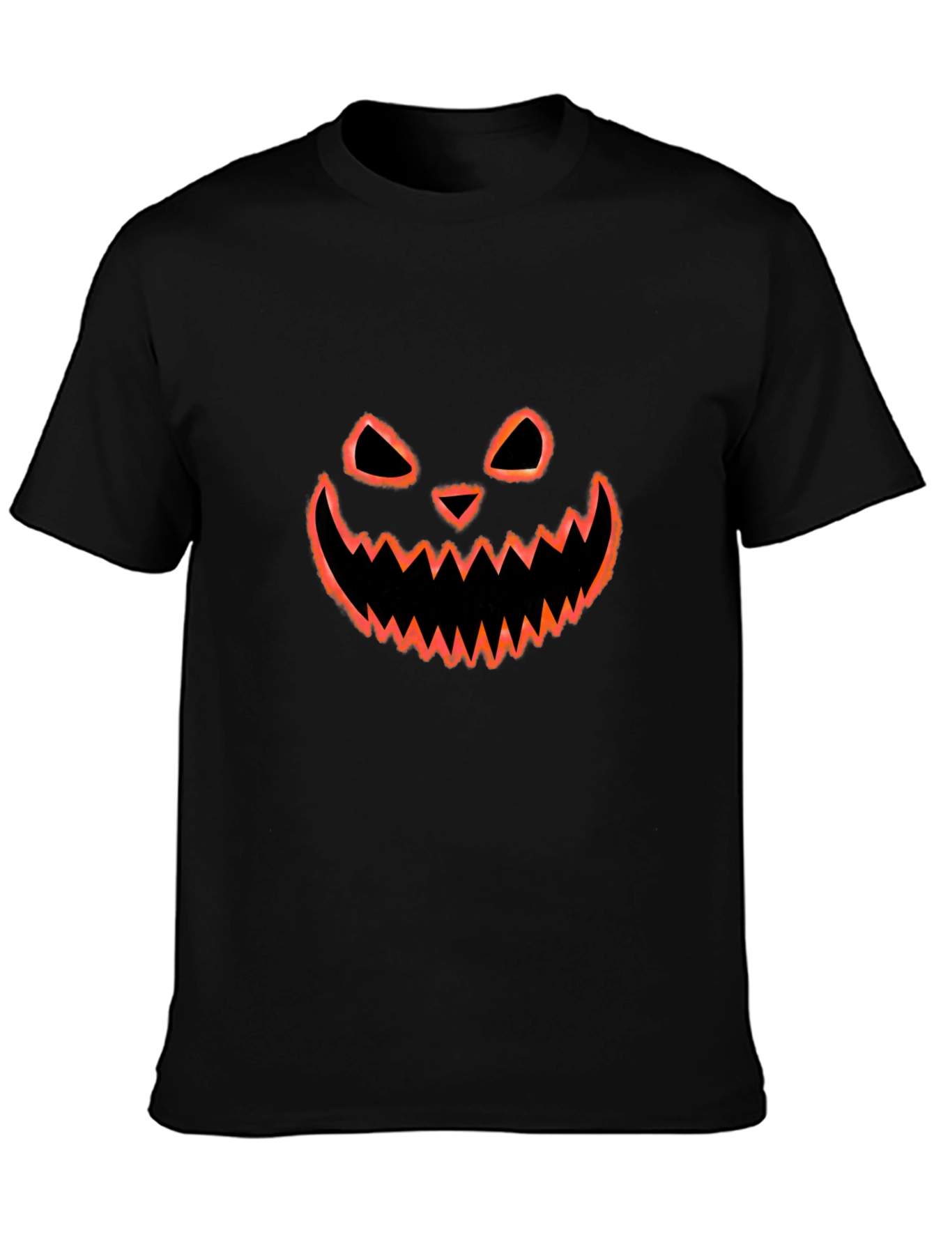 Halloween Pumpkin Face Graphic Tee