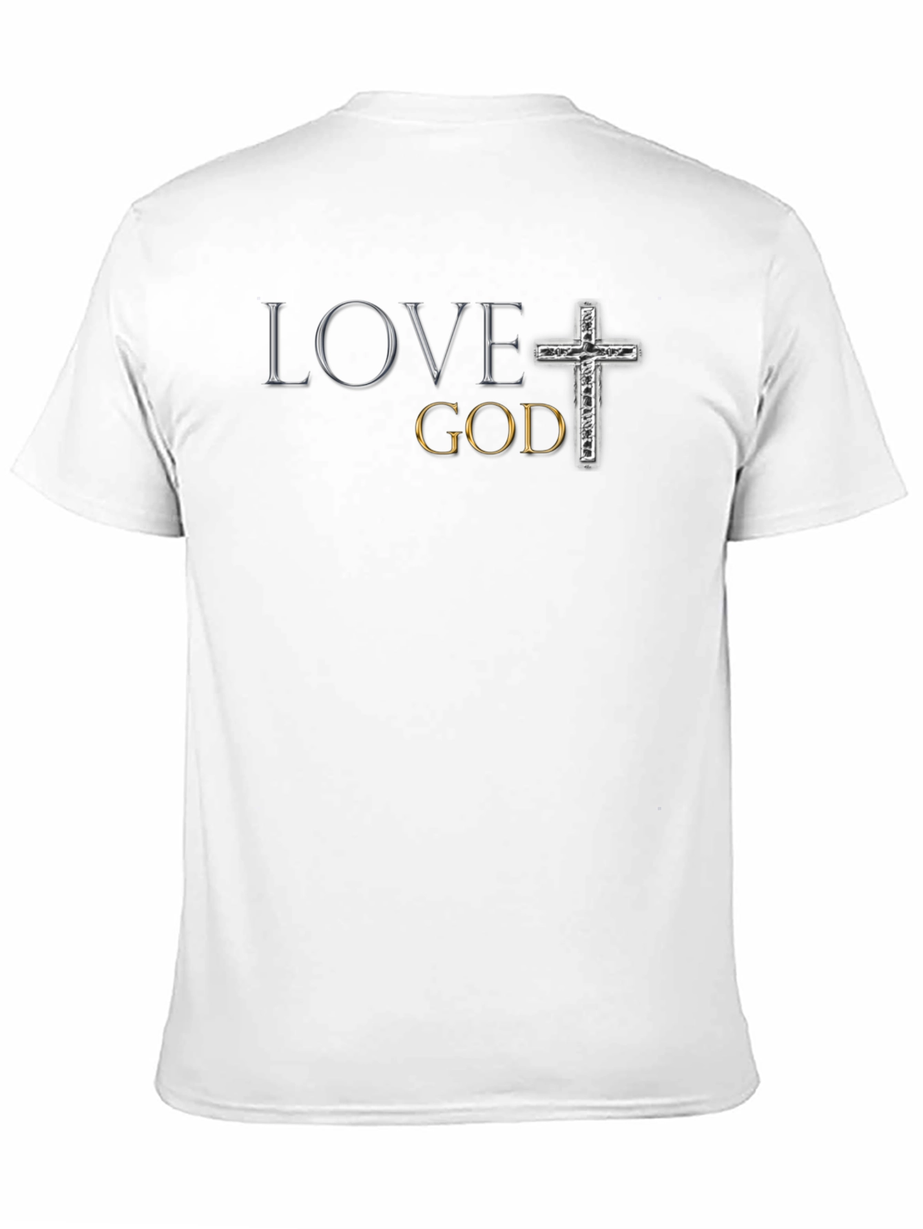 Love God Graphic T-Shirt - Christian Faith Tee