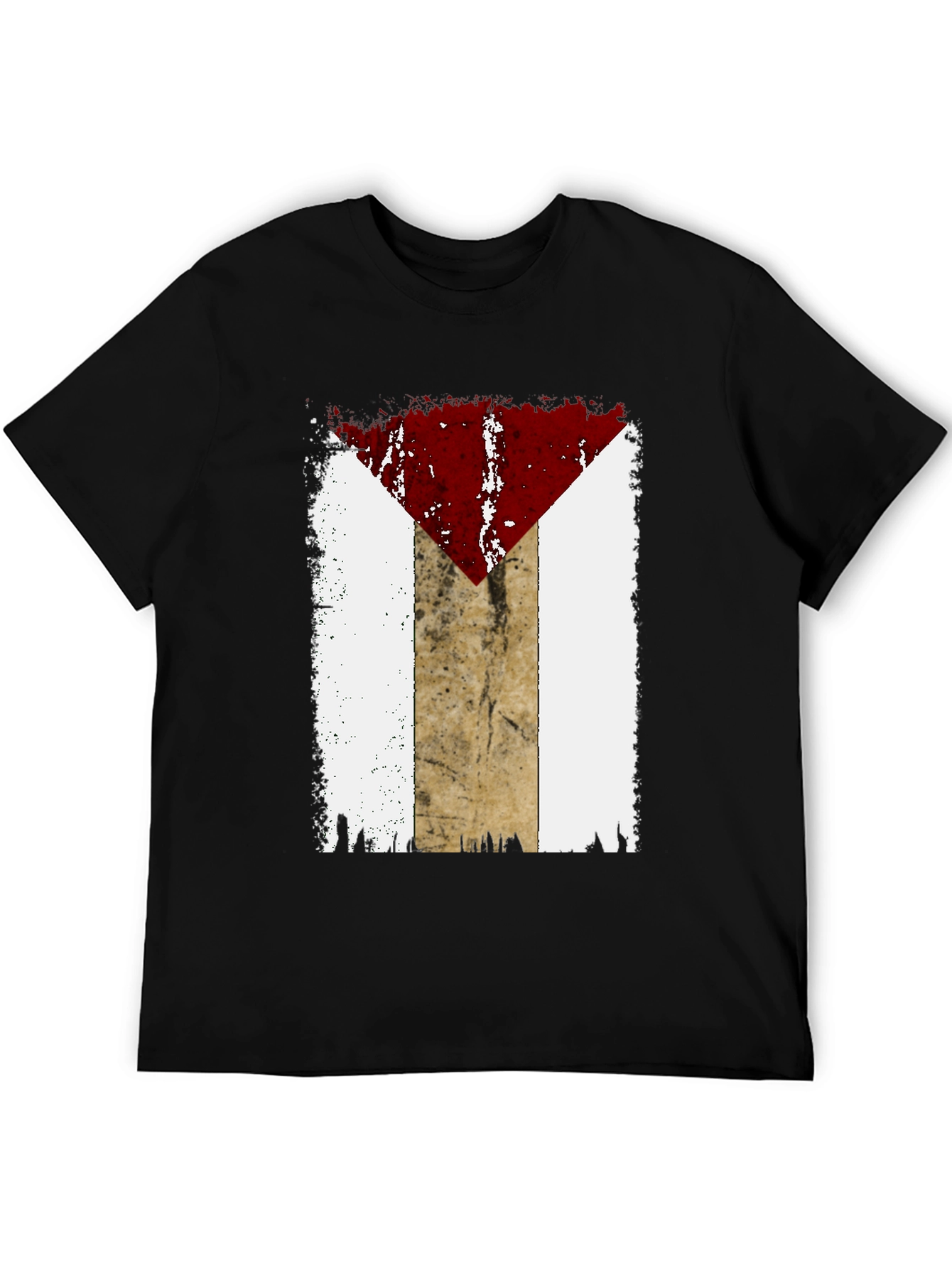 Distressed Flag Graphic T-Shirt