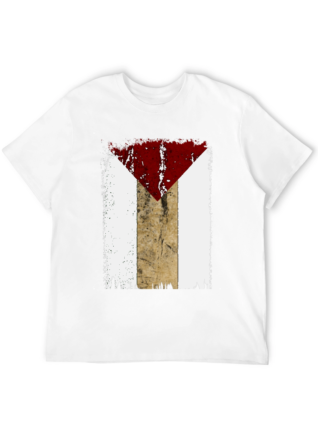 Distressed Flag Graphic T-Shirt