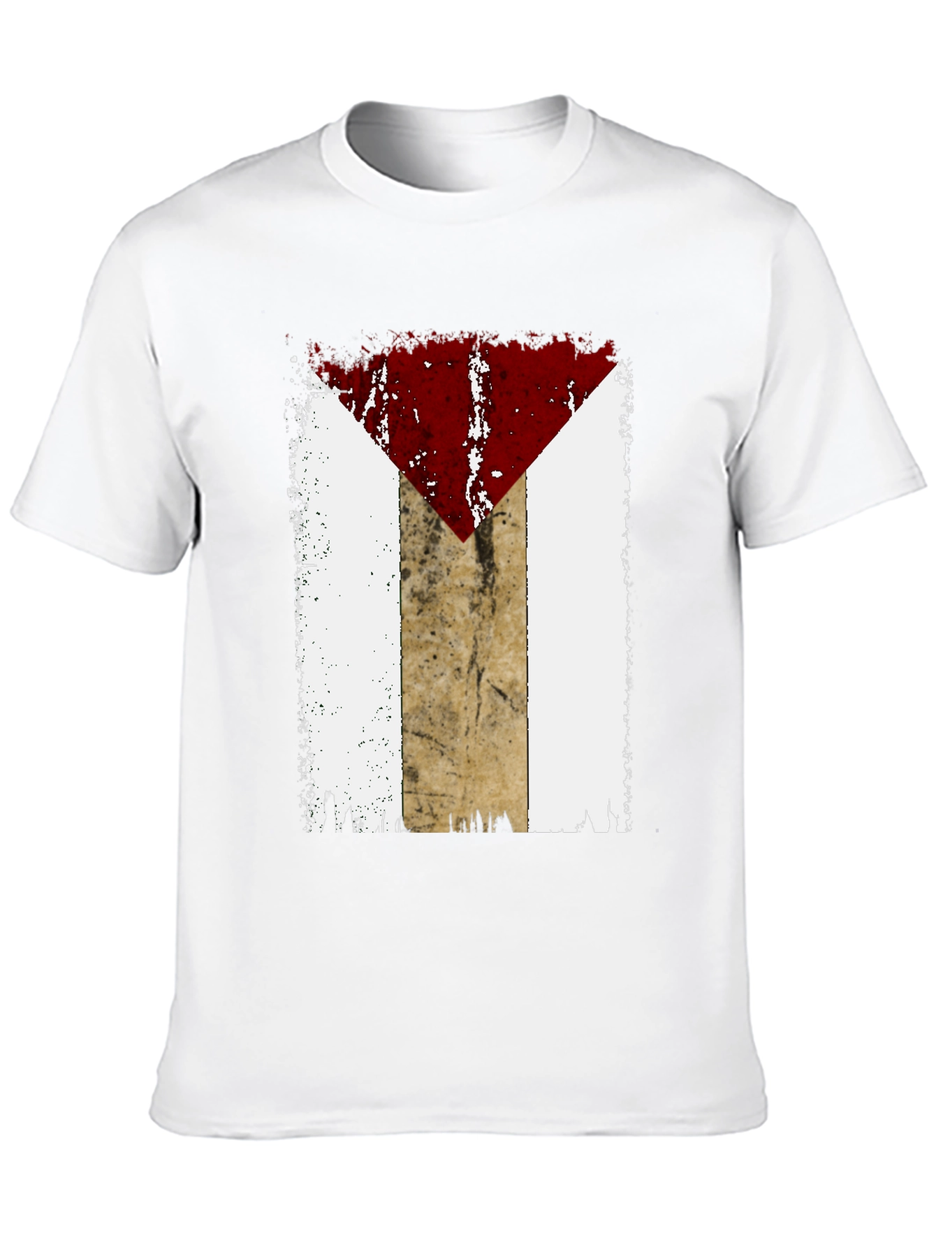 Distressed Flag Graphic T-Shirt