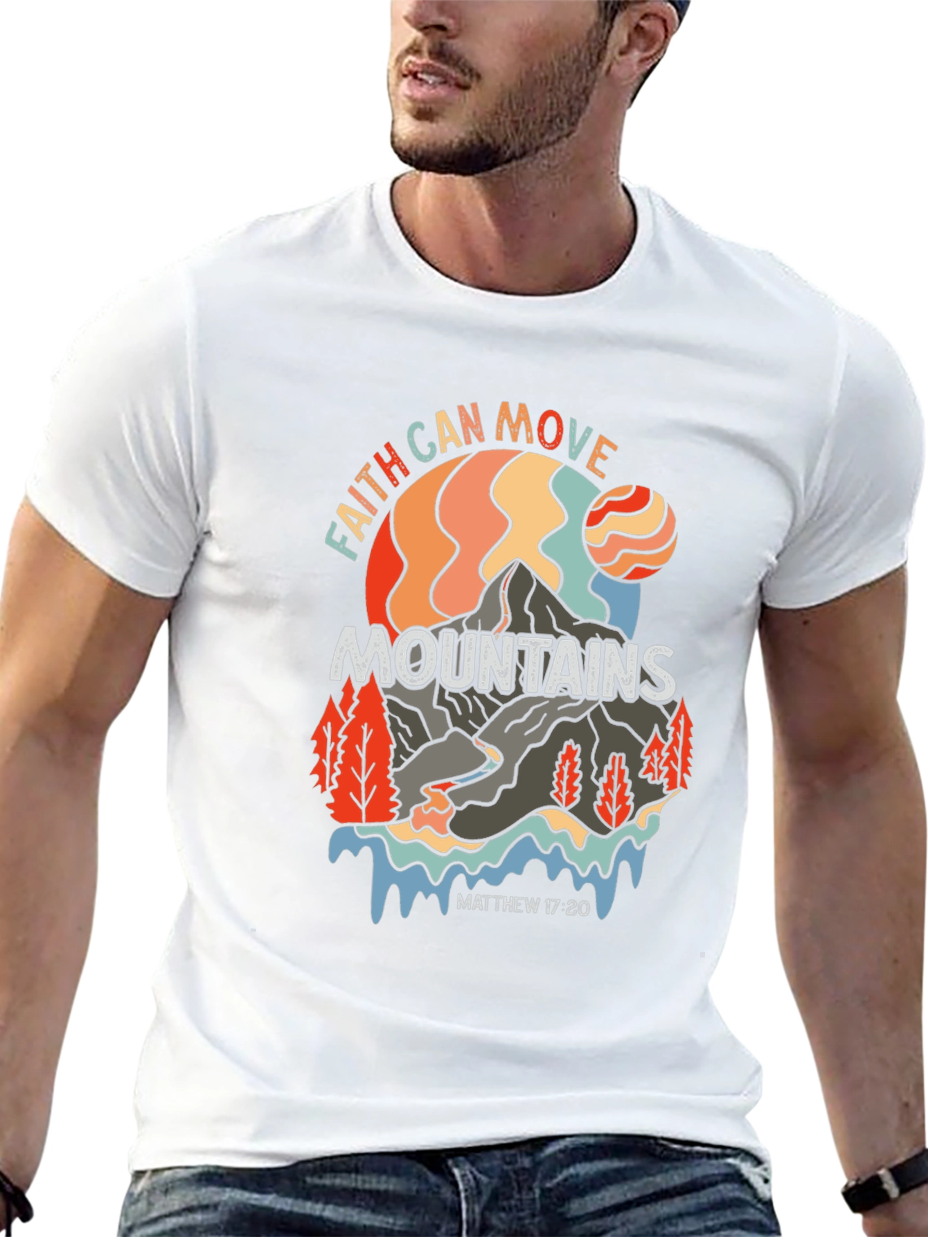 Faith Can Move Mountains Graphic T-Shirt