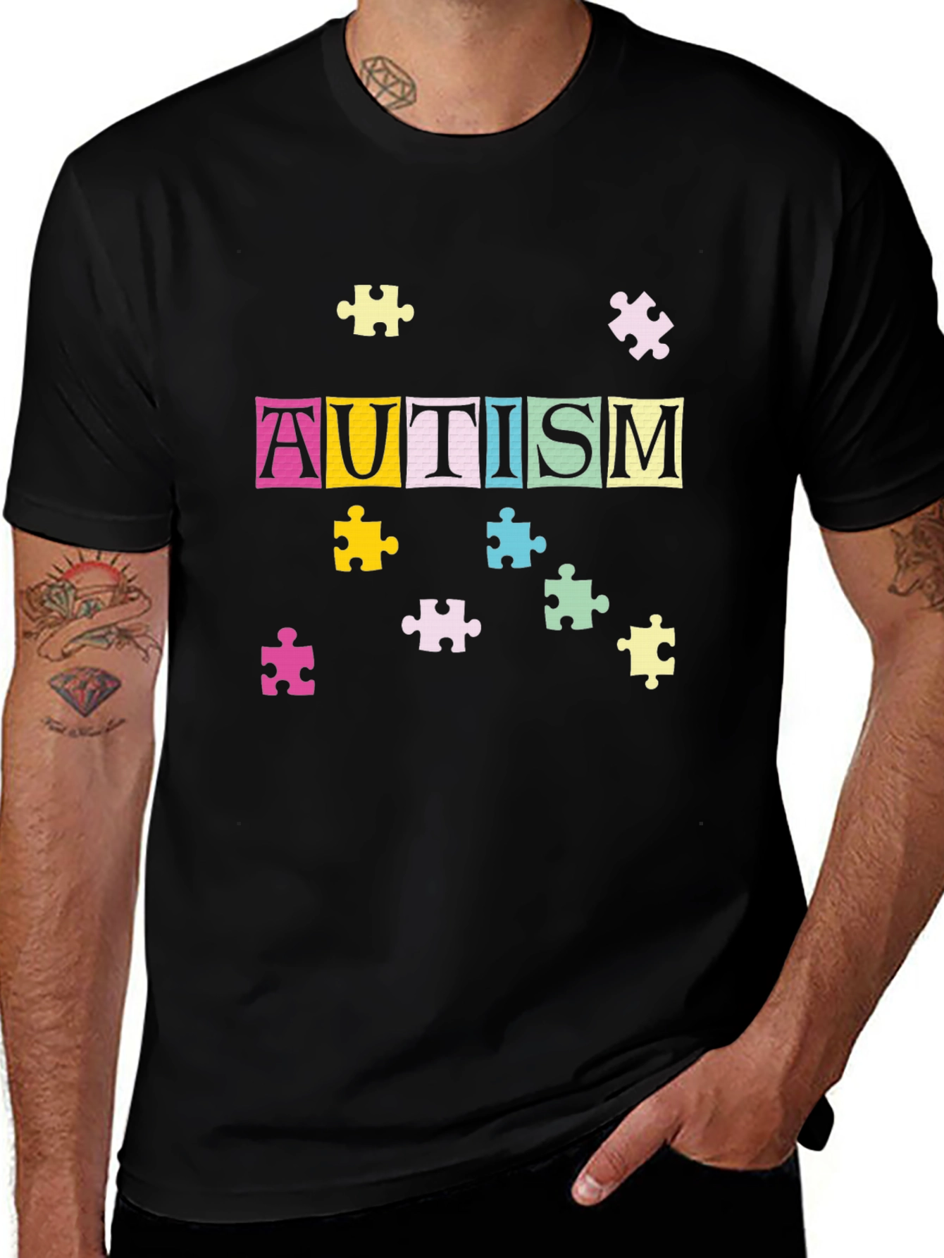 Autism Awareness Puzzle Piece T-Shirt
