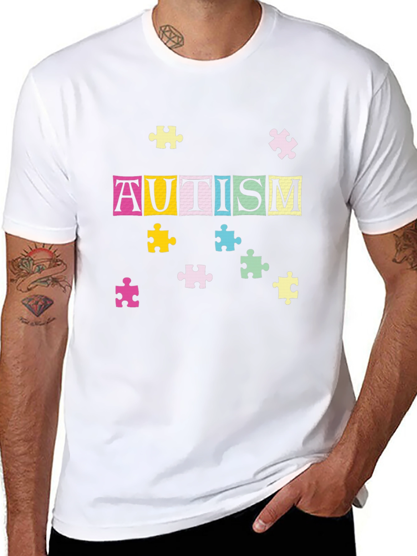 Autism Awareness Puzzle Piece T-Shirt