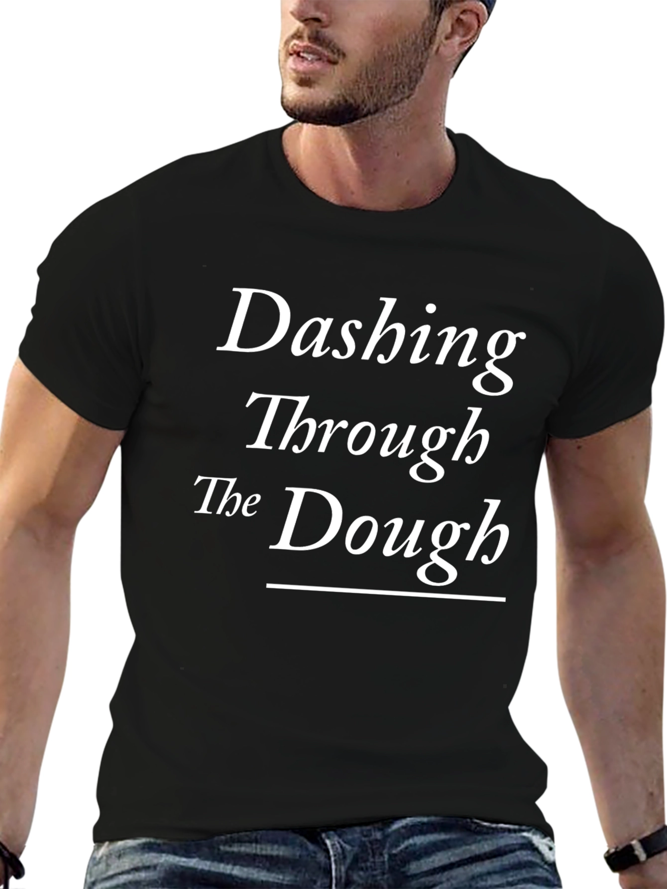 Dashing Through The Dough T-Shirt - Holiday Baking Tee