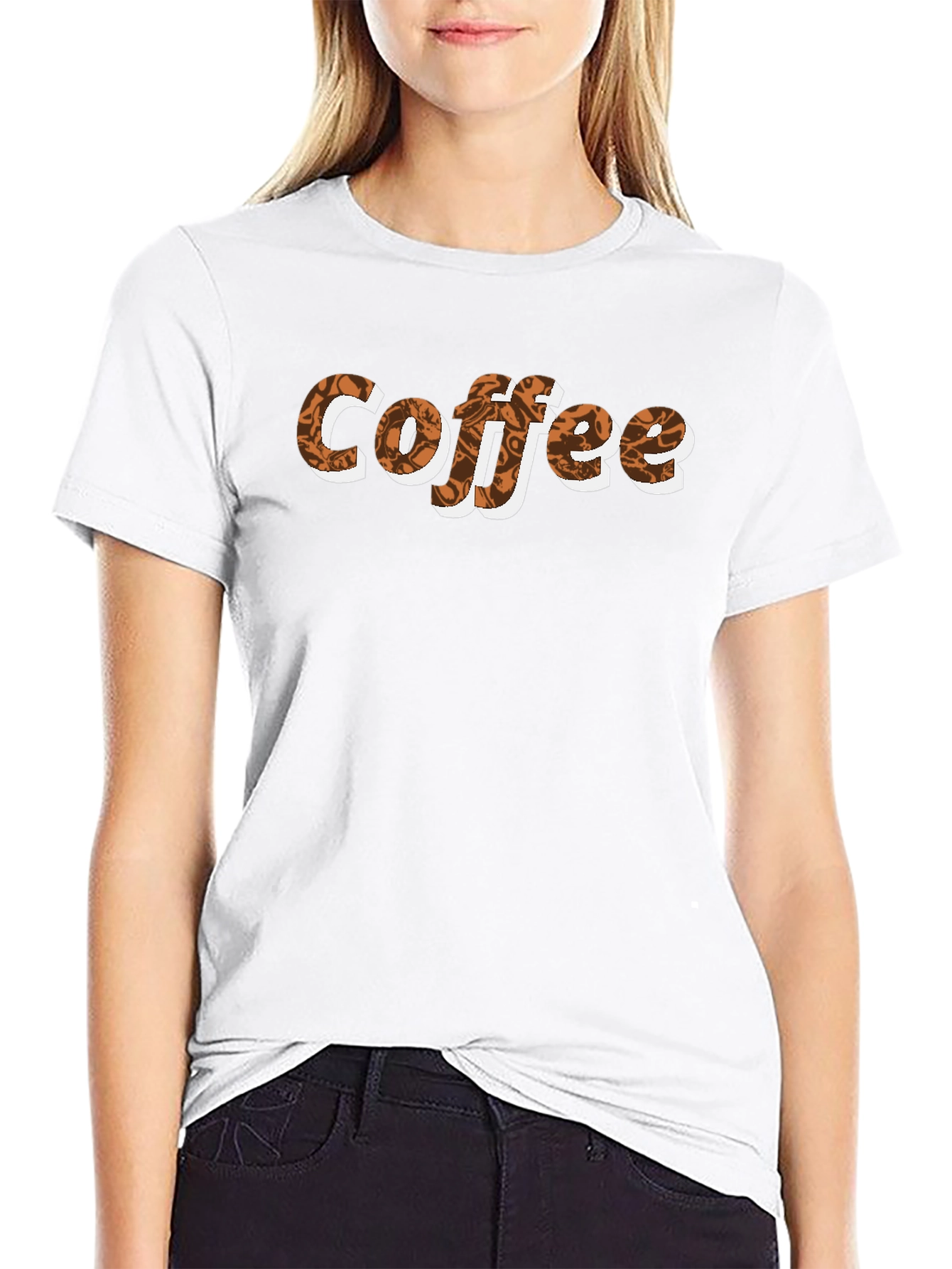 Coffee Lovers Graphic Tee - Black