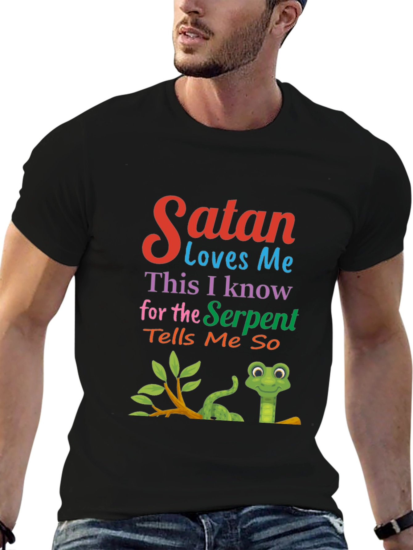 Satan Loves Me Graphic Tee