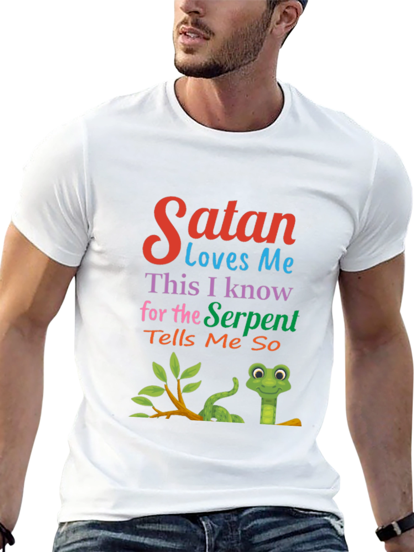 Satan Loves Me Graphic Tee