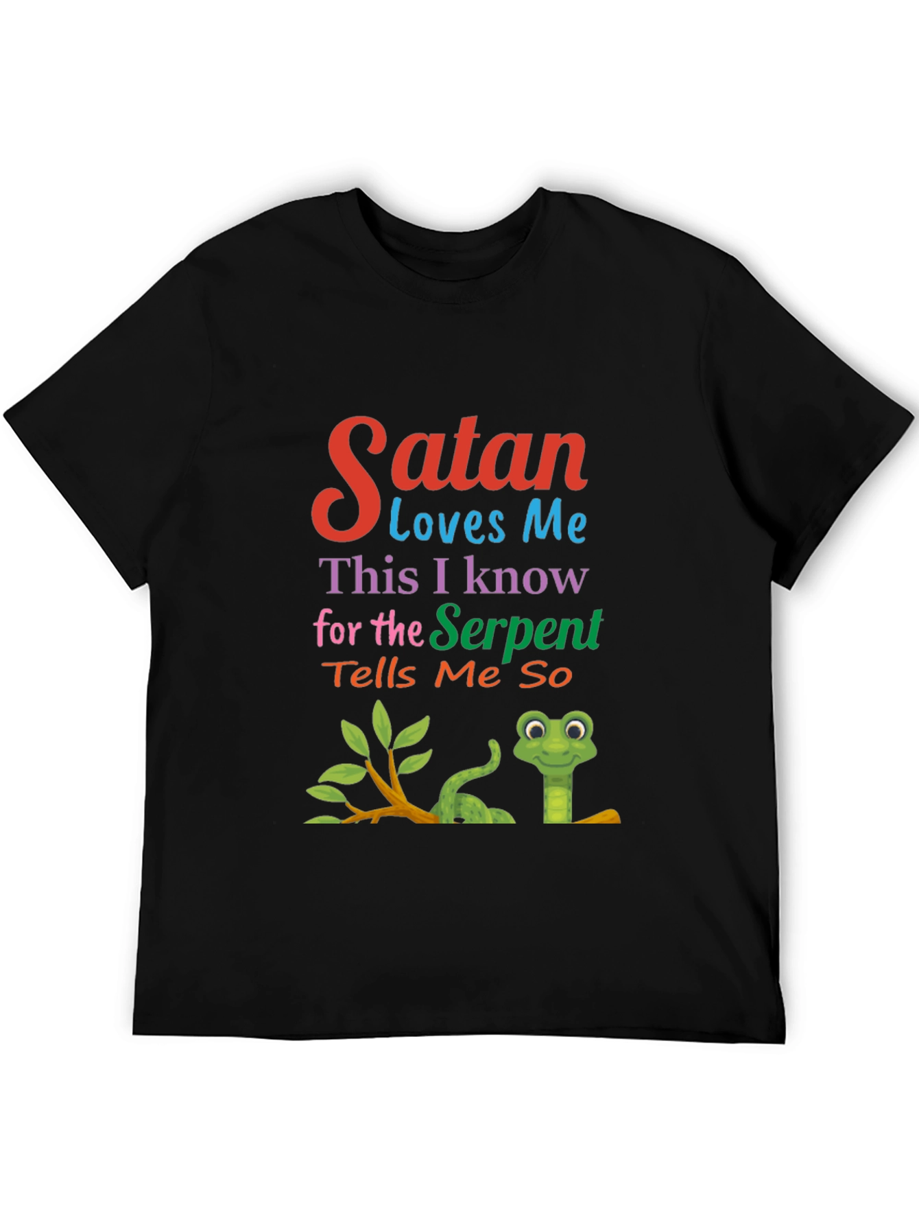 Satan Loves Me Graphic Tee