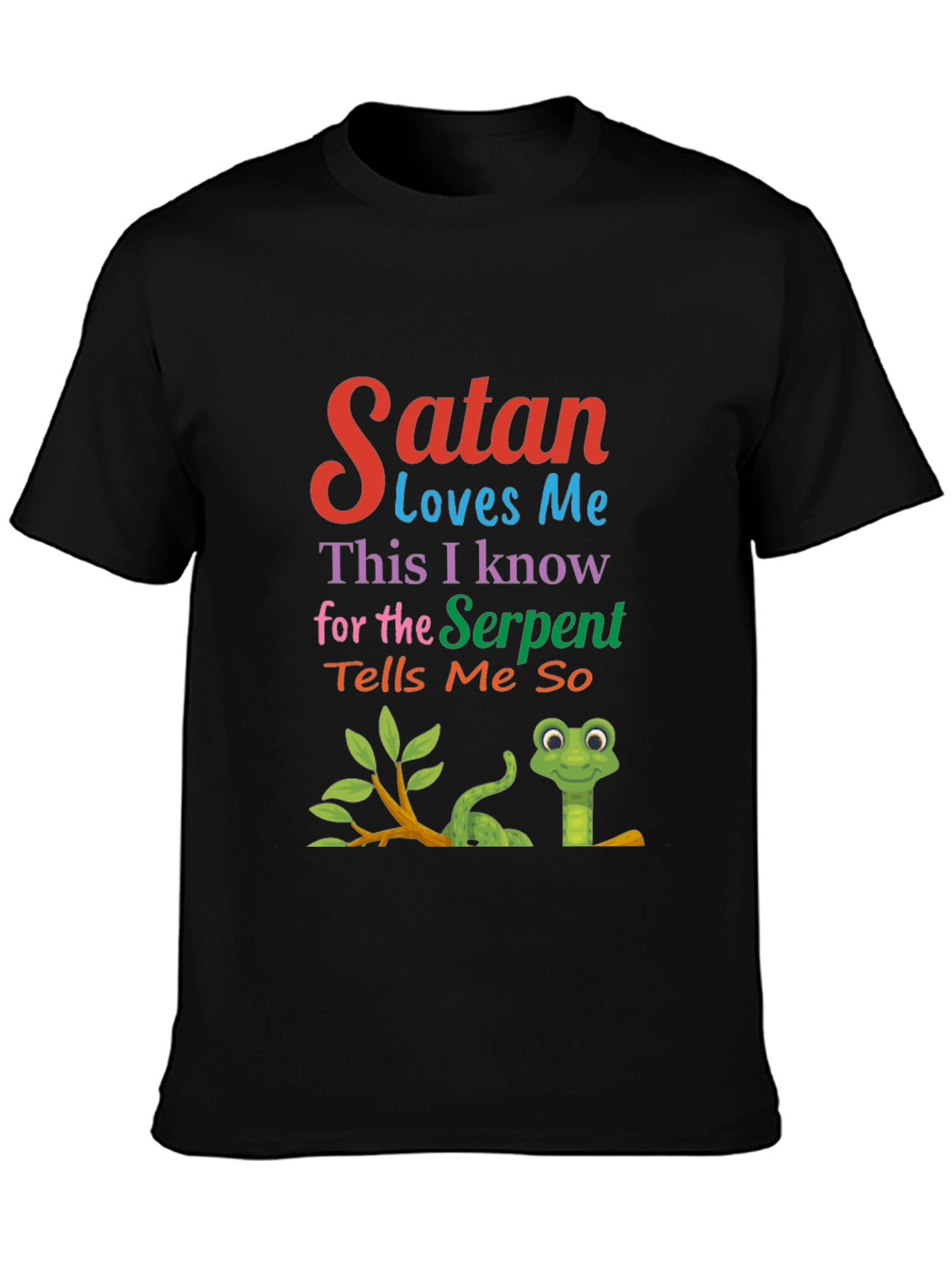 Satan Loves Me Graphic Tee