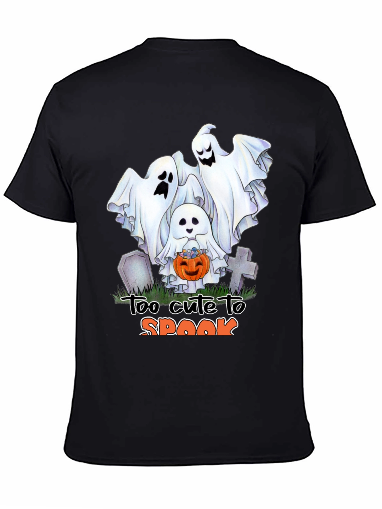 Cute Halloween Ghost T-Shirt: Too Cute to Spook