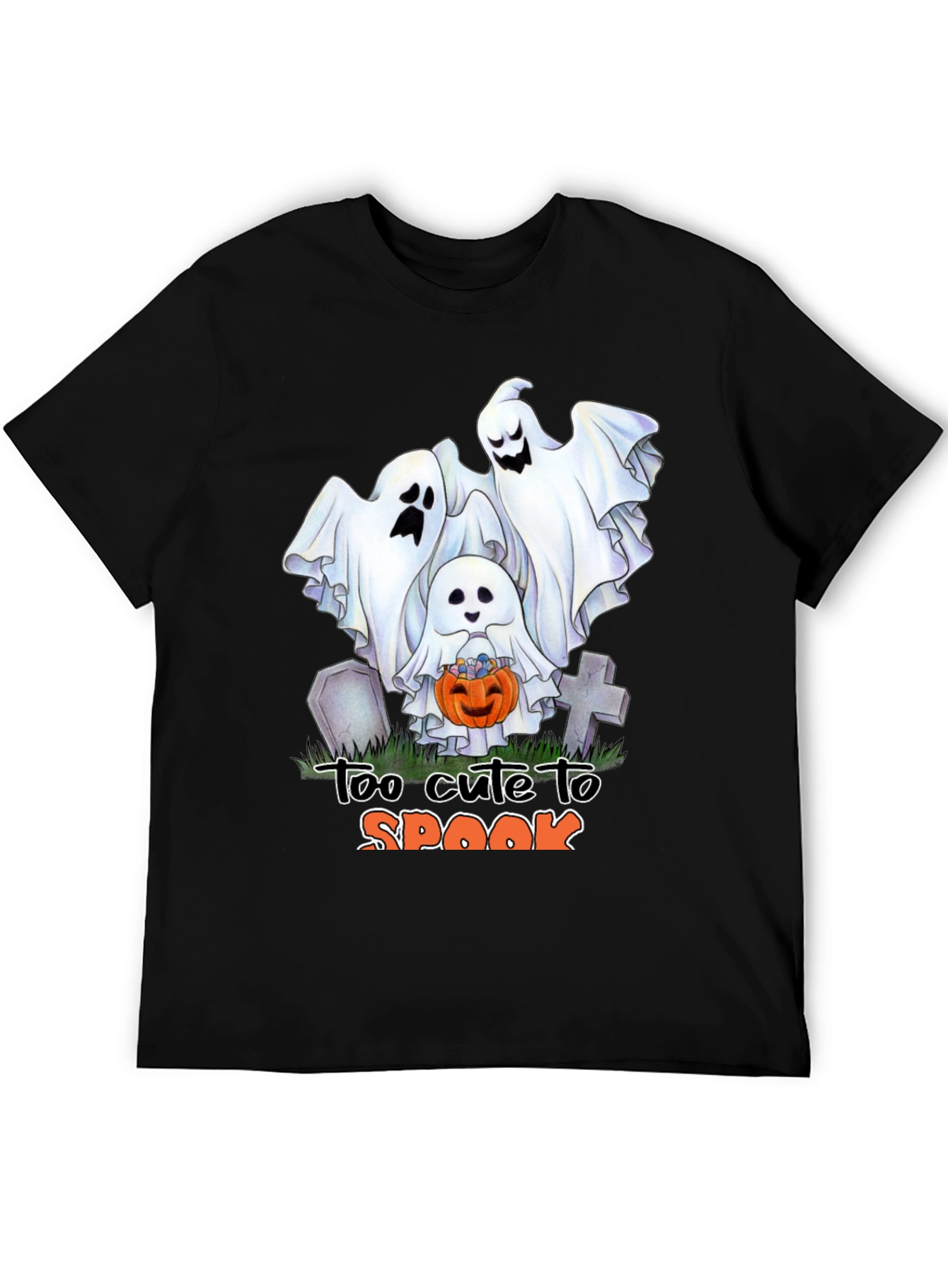 Cute Halloween Ghost T-Shirt: Too Cute to Spook