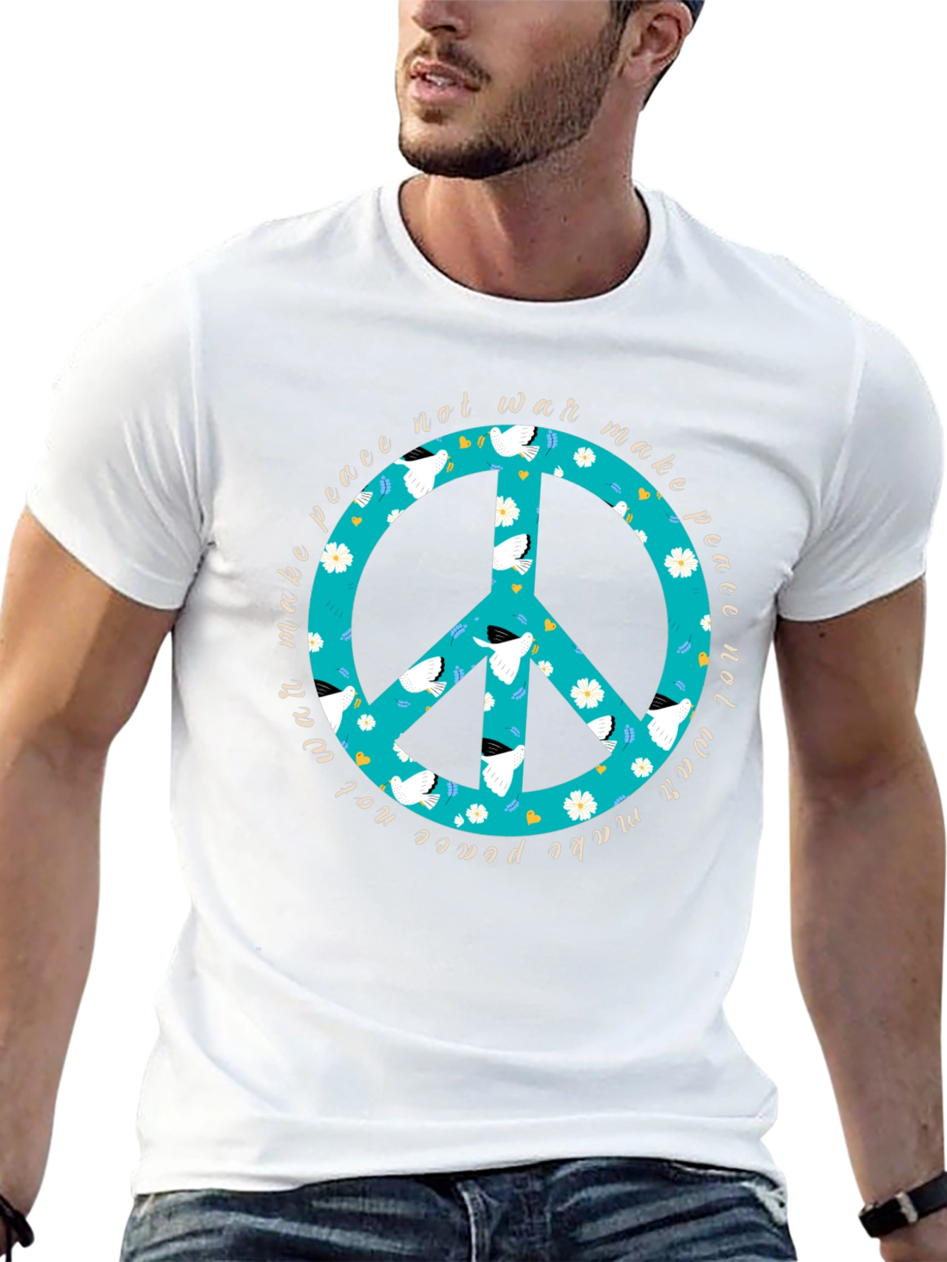 Make Peace Not War Graphic T-Shirt