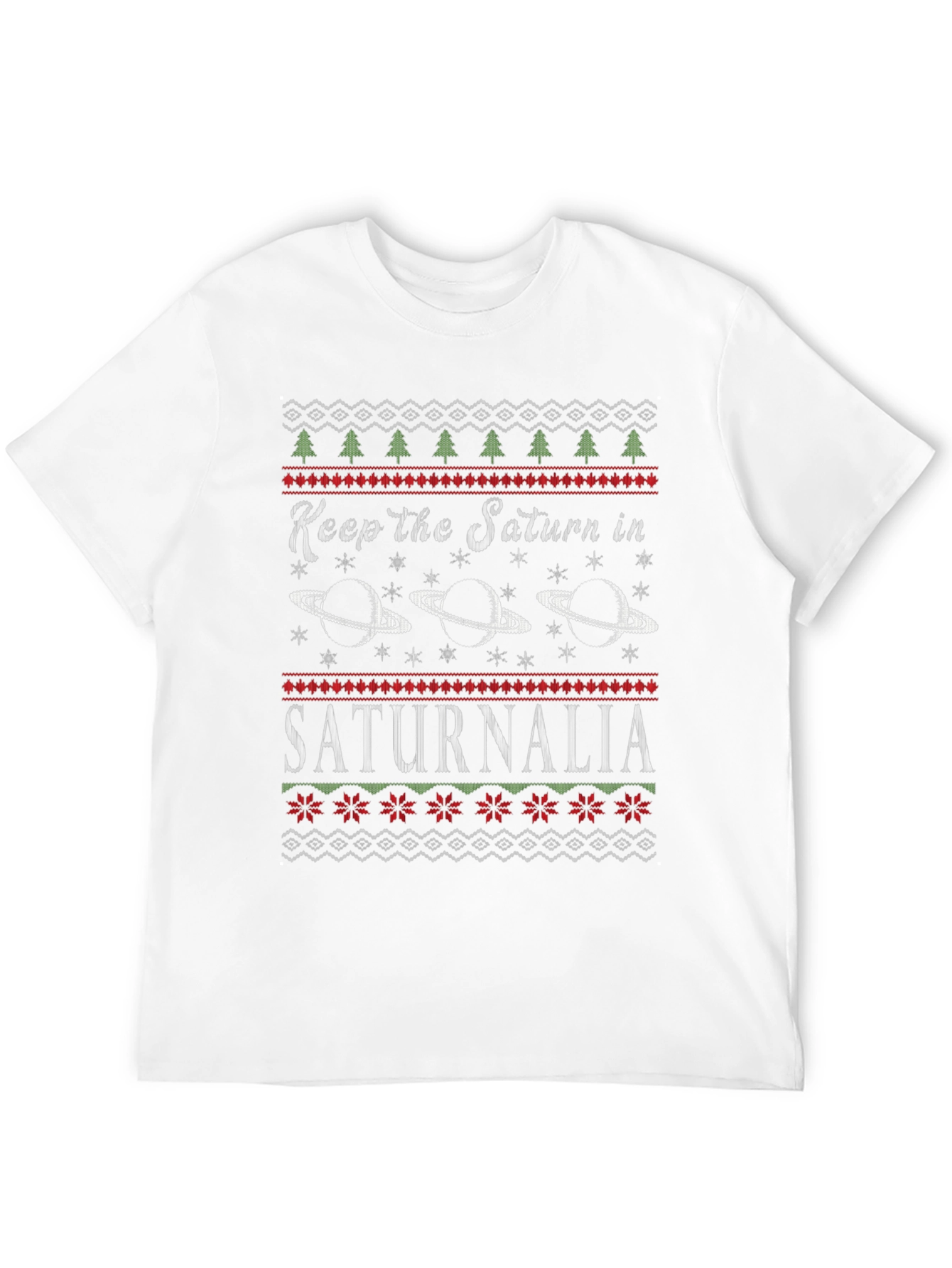 Keep the Saturn in Saturnalia Holiday Tee