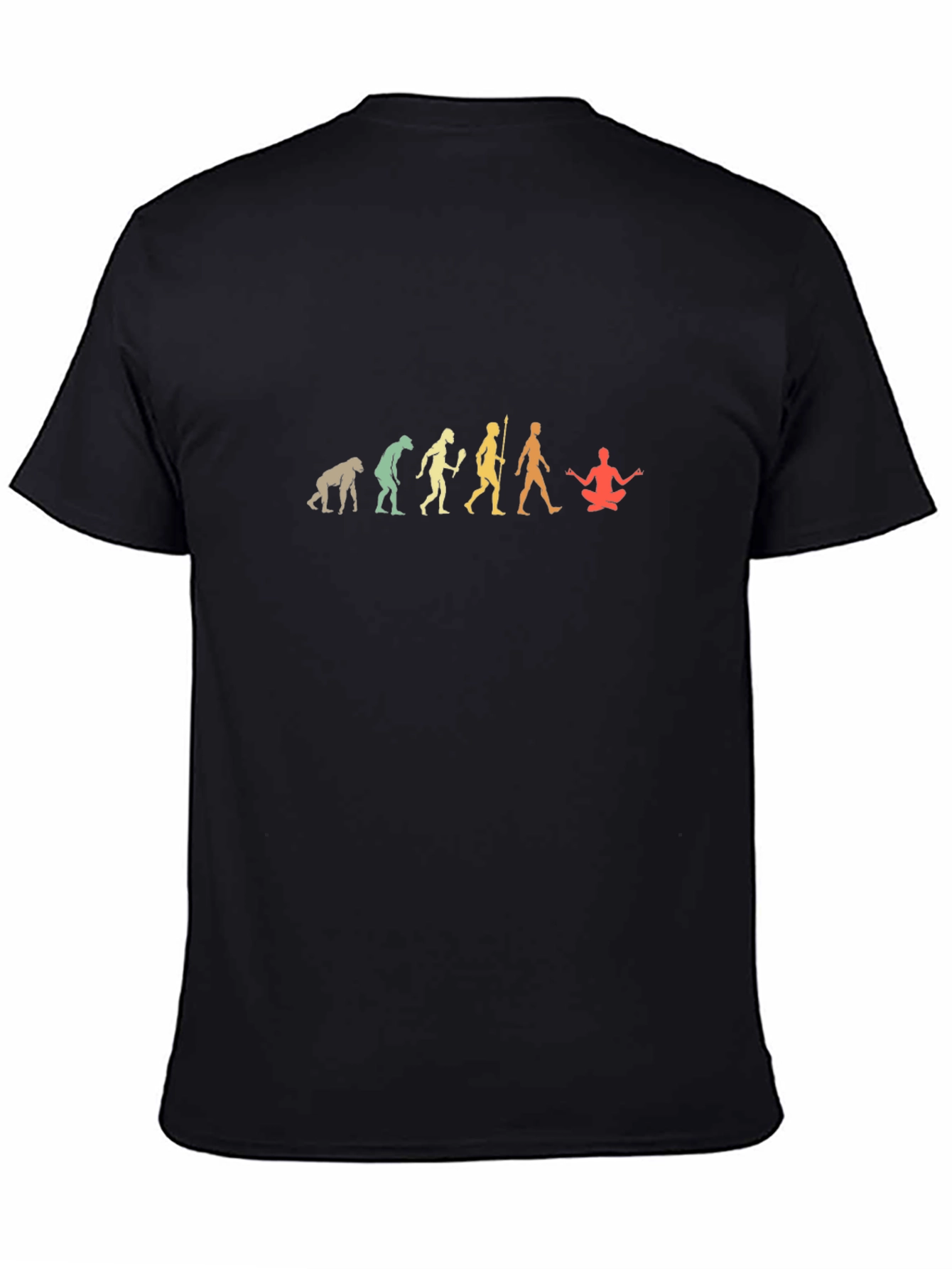 Evolution Yoga Mens Black Graphic Tee