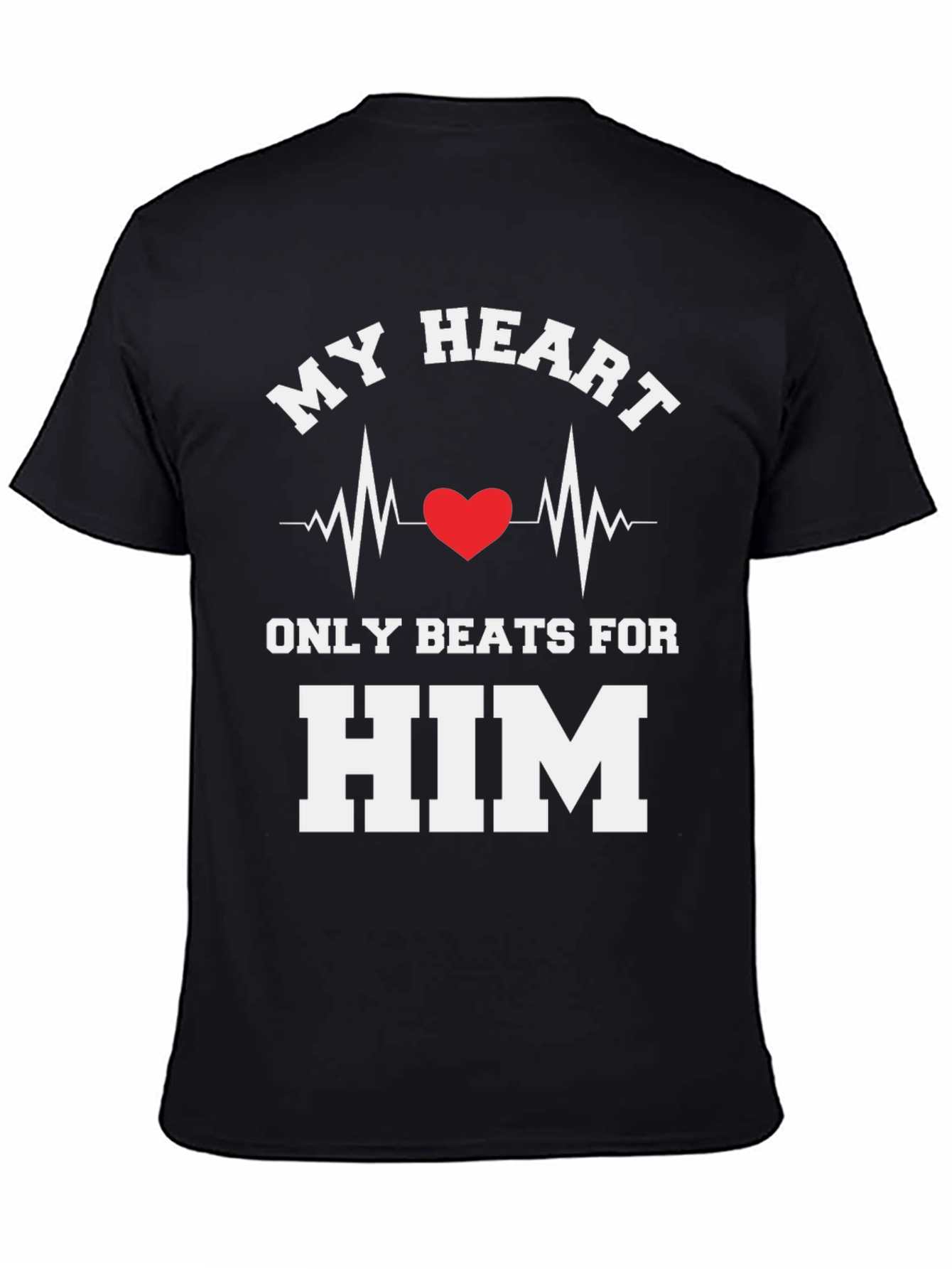 My Heart Beats For Him Graphic Tee