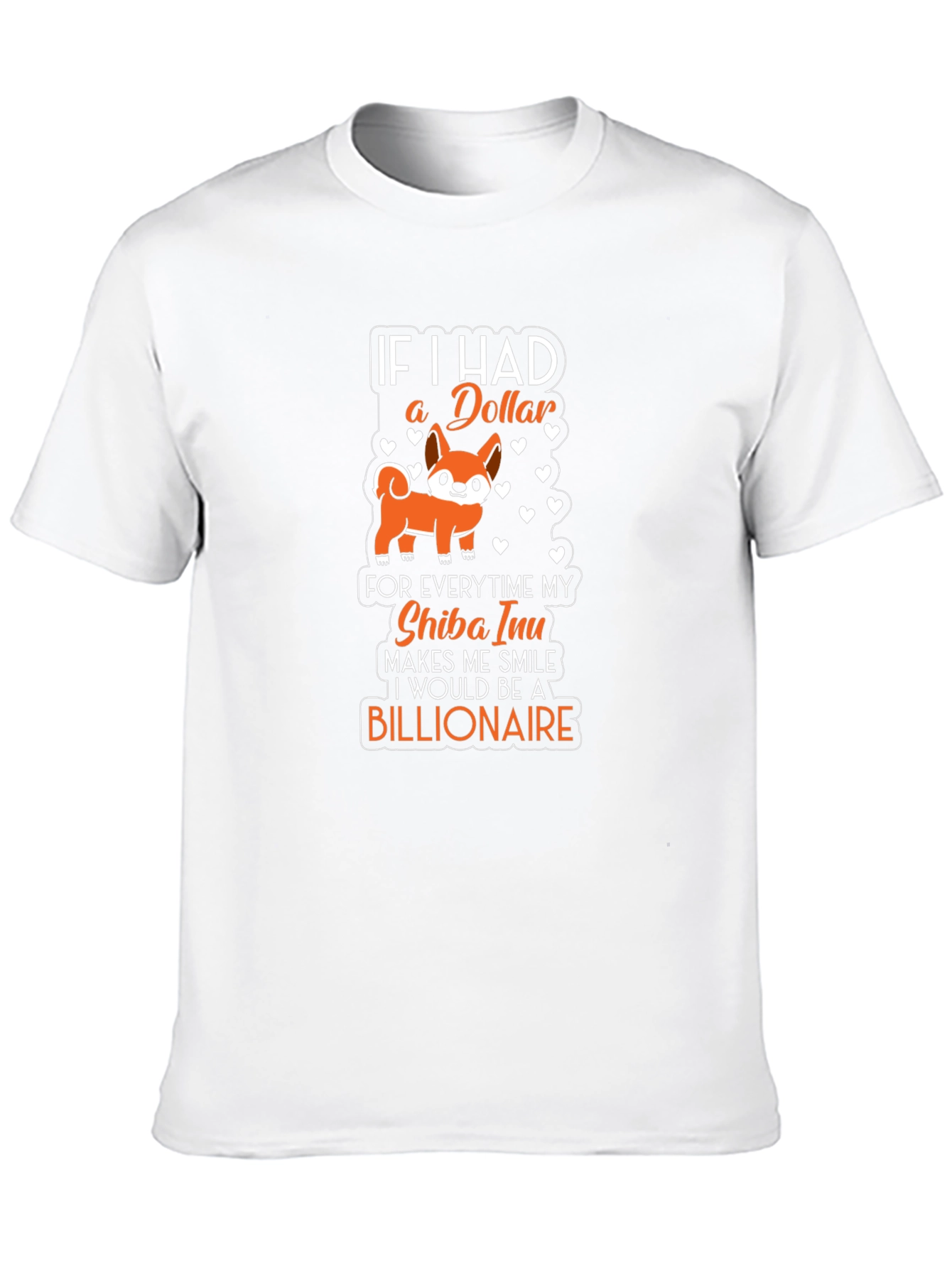 Shiba Inu Billionaire T-Shirt - Dog Lover Gift