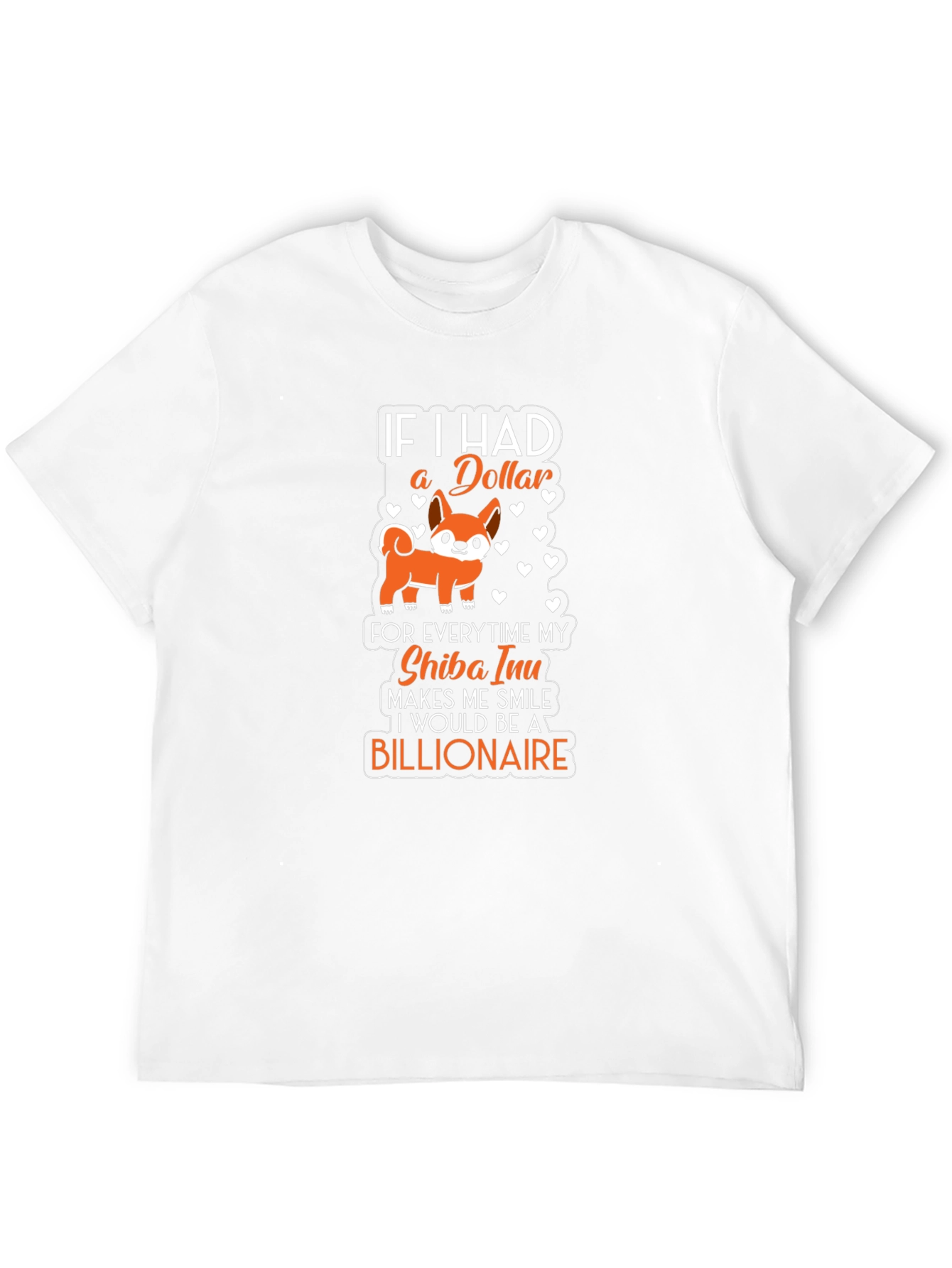 Shiba Inu Billionaire T-Shirt - Dog Lover Gift