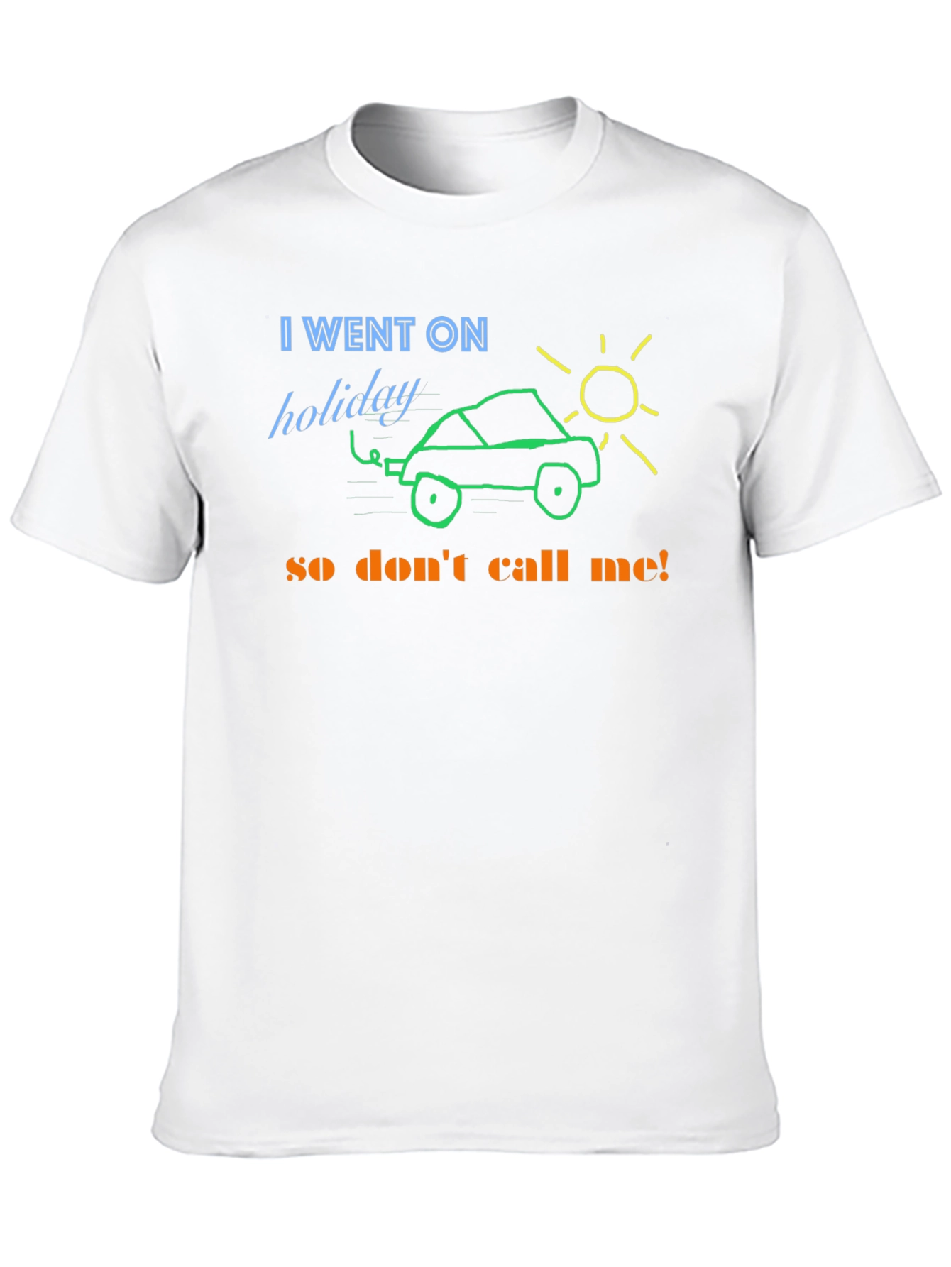 Holiday Car Graphic T-Shirt - Relax & Unwind!